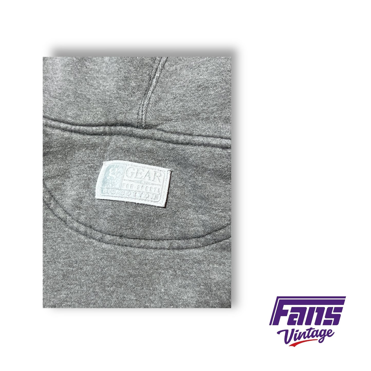 90s Vintage TCU Hoodie - Ultra thick and cozy!