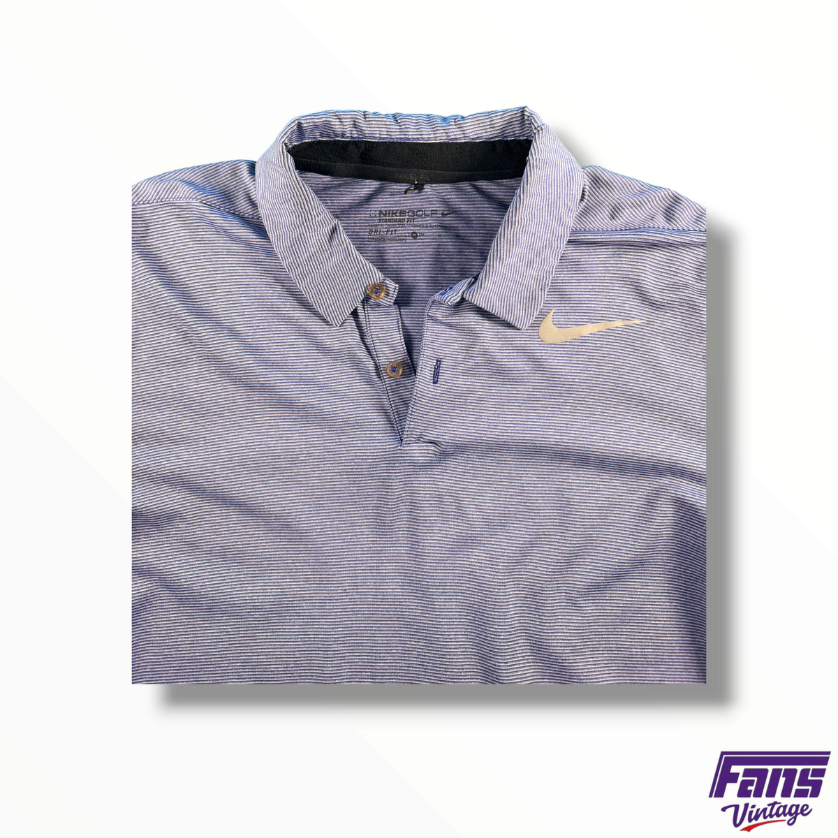 TCU Golf Team Issued Premium Nike Athletic Polo