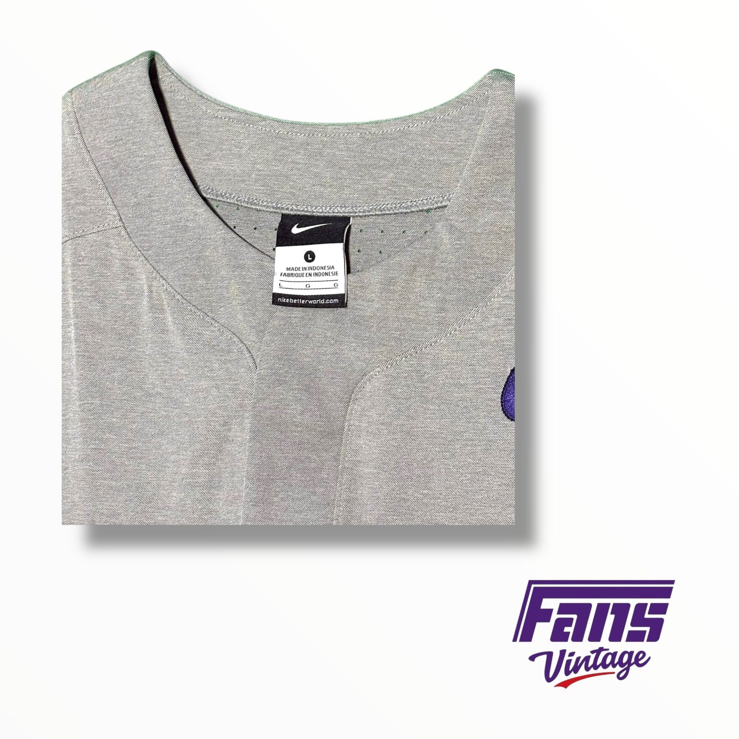 TCU Baseball Nike Team Issued Vapor Elite Jersey