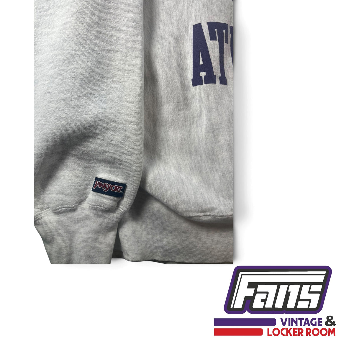 TCU Vintage 90s Athletics Logo Jansport Crewneck Sweatshirt