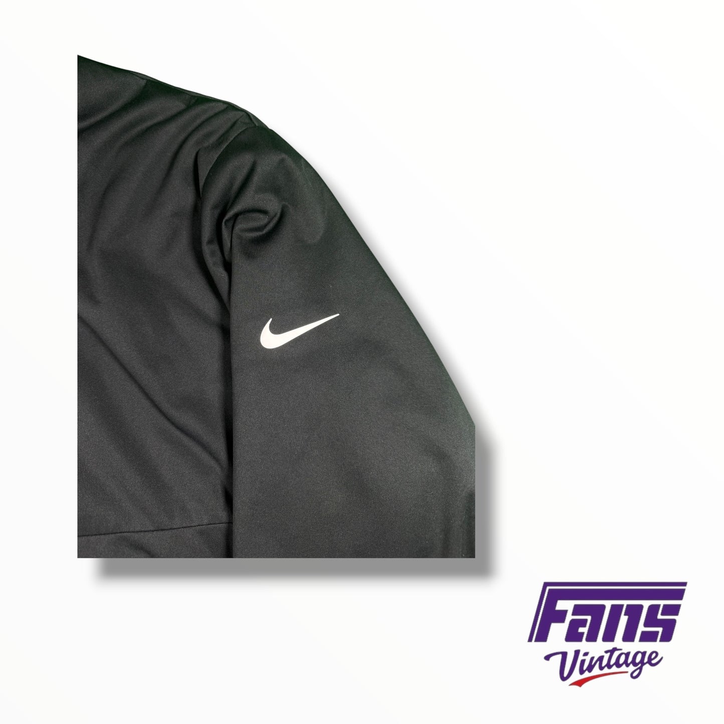 TCU Golf Nike Team Issued Storm-Fit blackout jacket