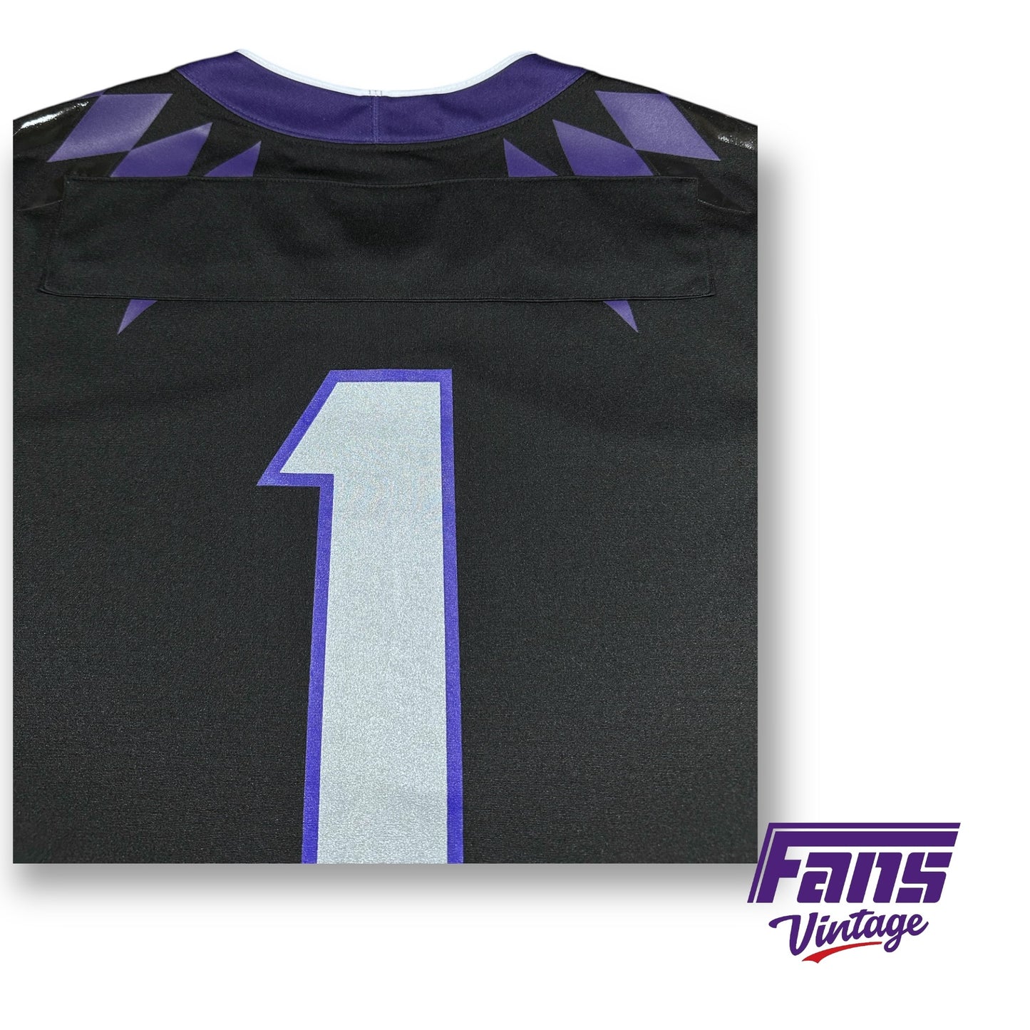 Nike TCU Football 2021 "Spike Collar" Black Alternate Color Jersey