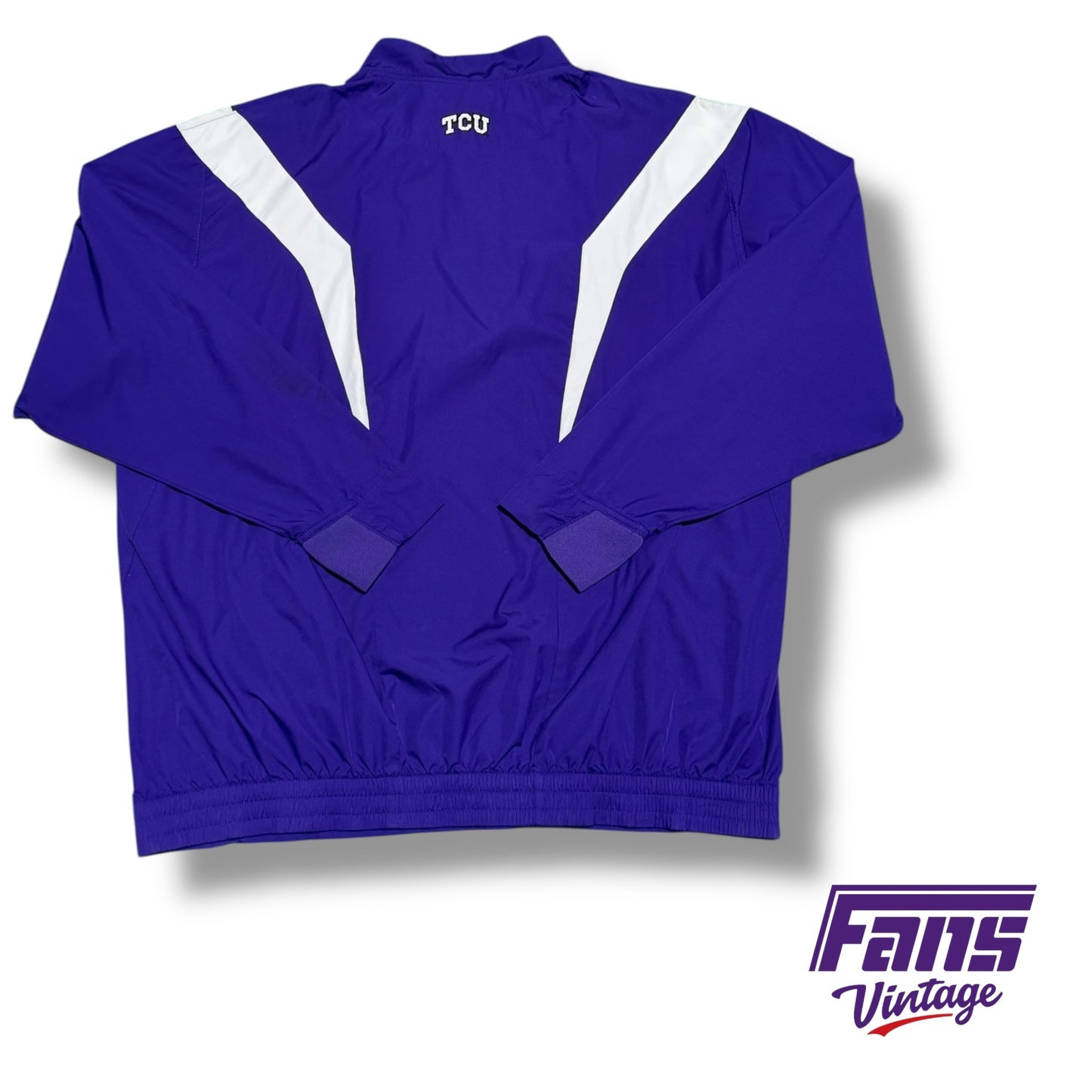 Vintage TCU Y2K Era Team Issued Nike Quarter Zip Pullover
