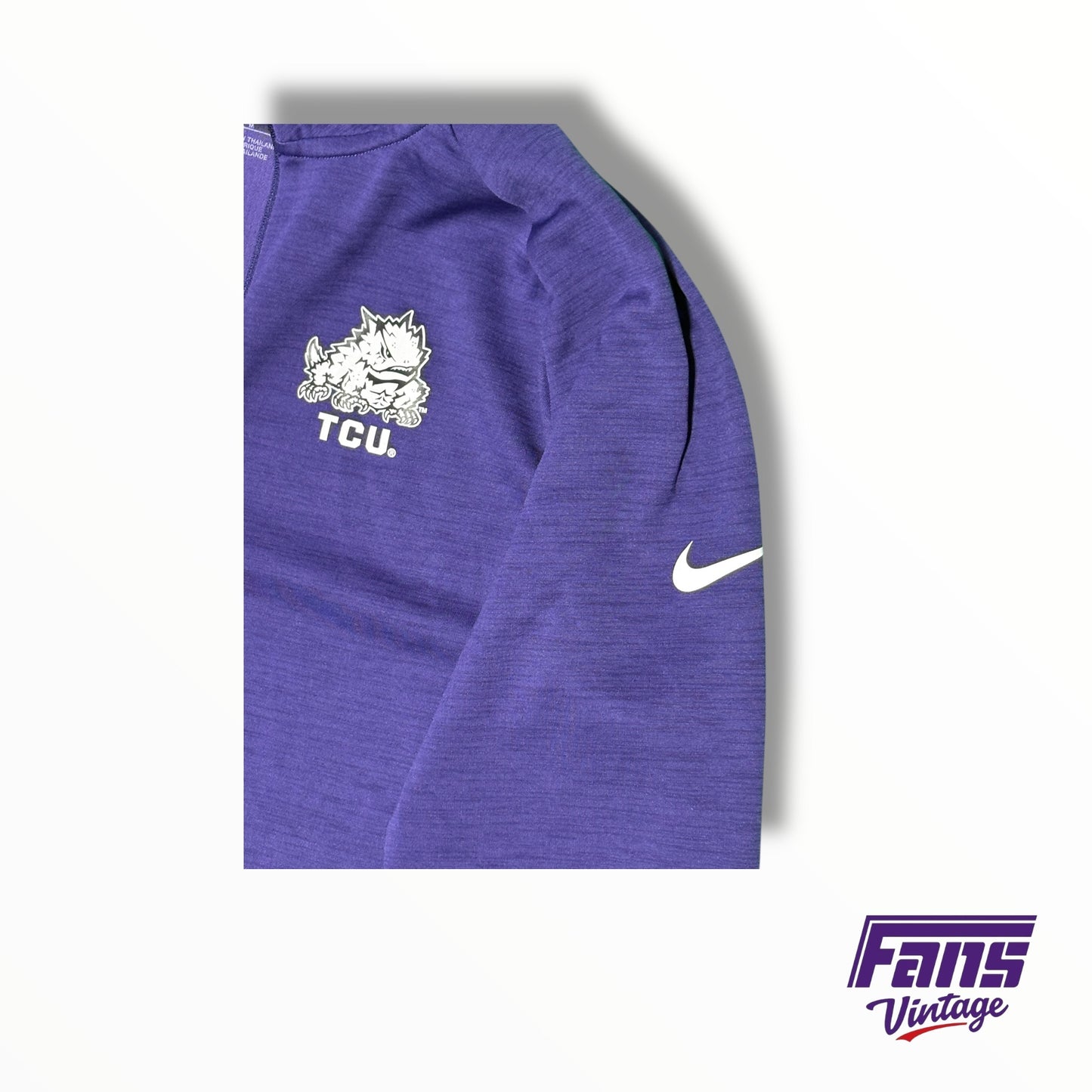 TCU Nike Team Issued Horned Frogs Women’s Quarter Zip 