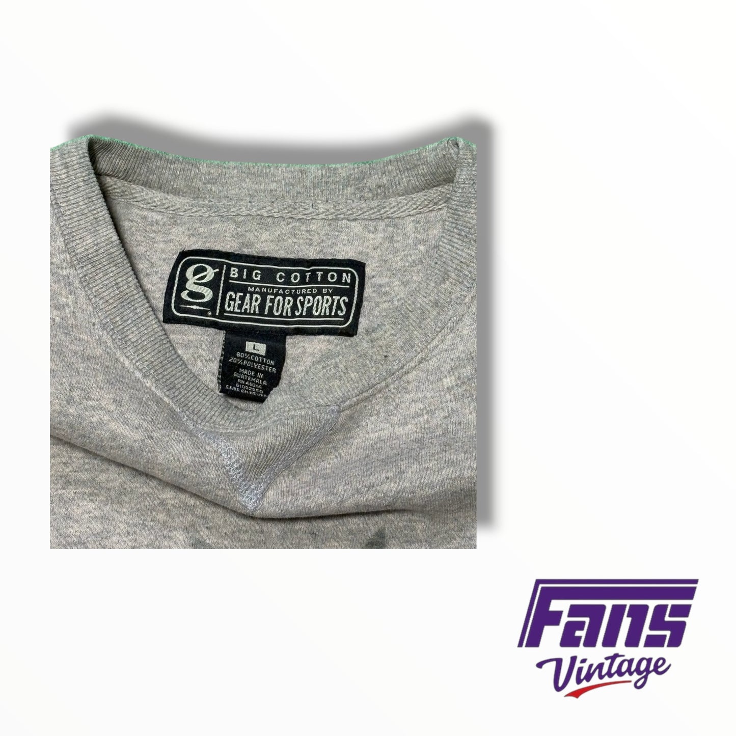 TCU Vintage Y2K Style Crewneck Sweater