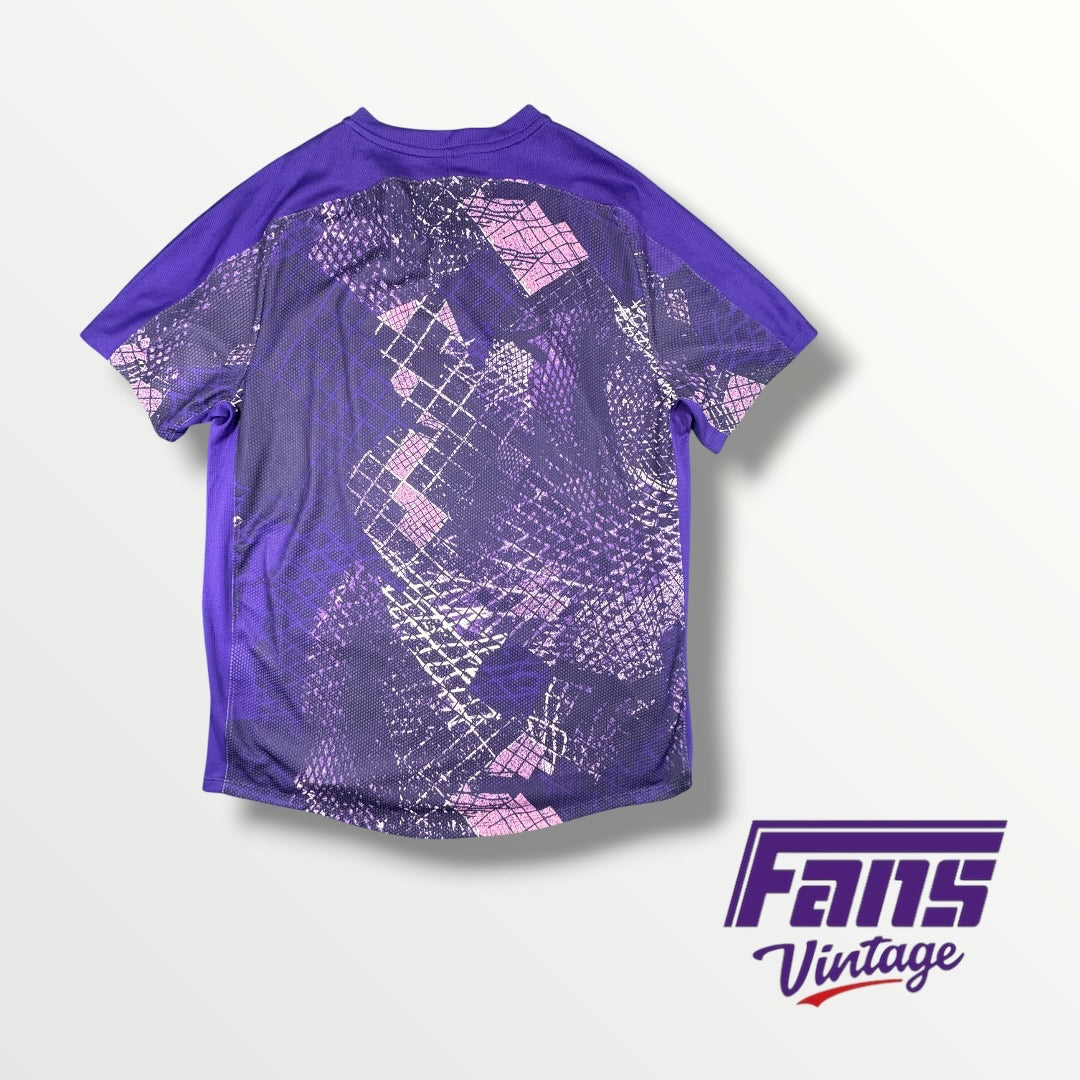 Team-Issued Nike TCU Tennis Shirt with Awesome Design