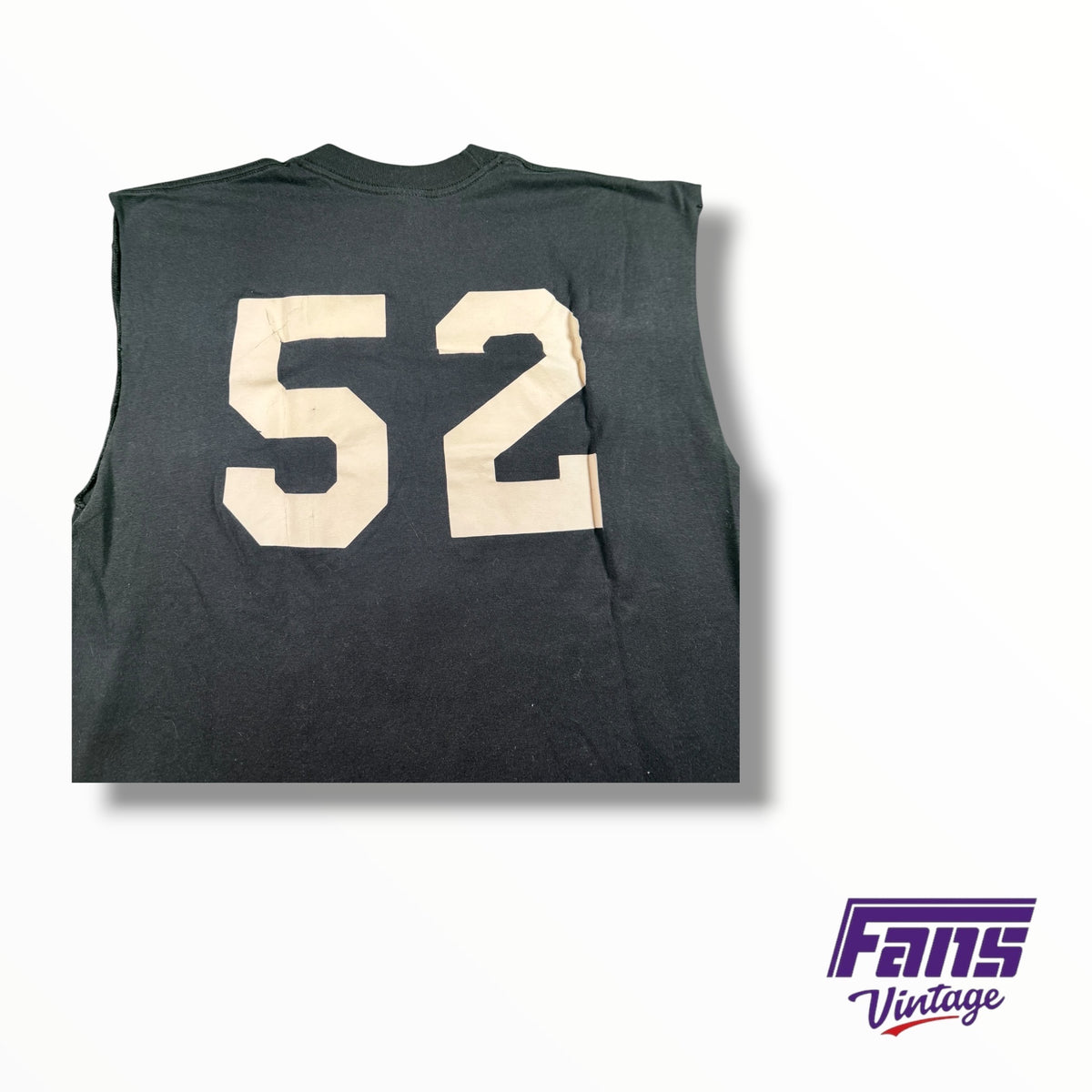 Vintage TCU Fraternity Sigma Phi Epsilon Double Sided Cutoff Cotton Tank