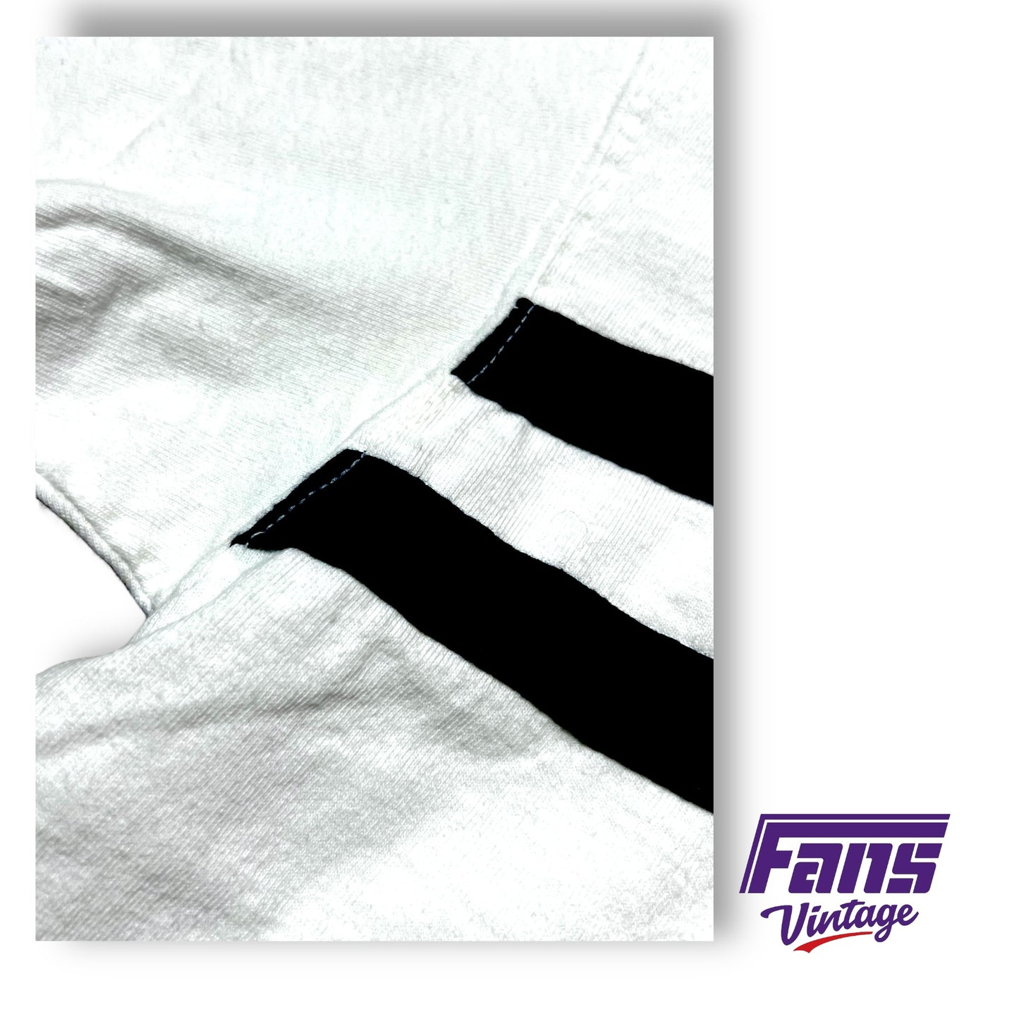 90s vintage TCU navy striped tee
