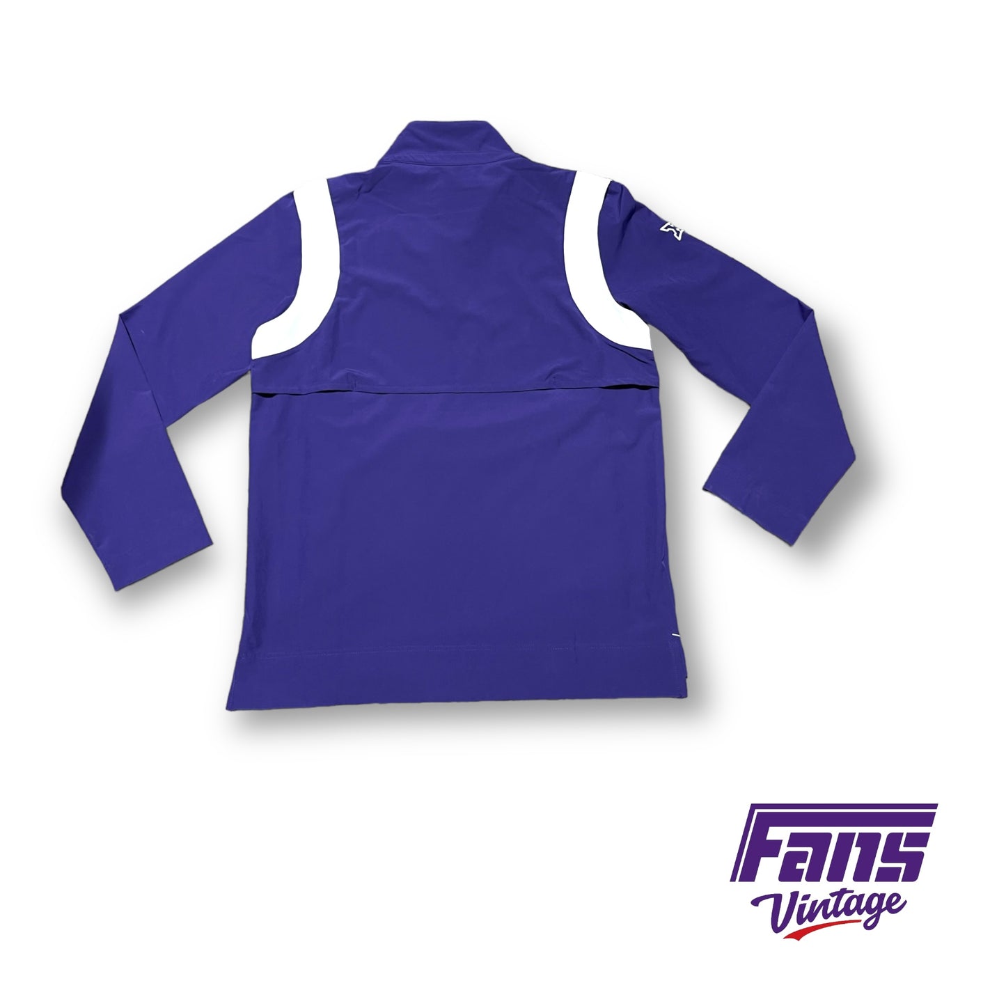 RARE Coach Issued TCU Football Premium Nike Sideline 1/4 Zip Pullover
