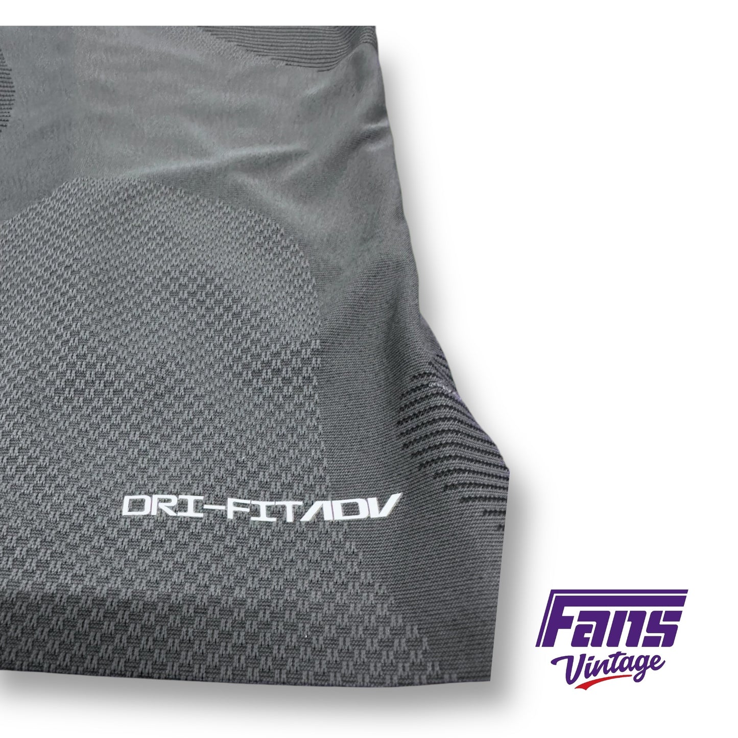 RARE TCU Golf Team Issue Unique Pattern Tournament Nike DrifitADV Polo