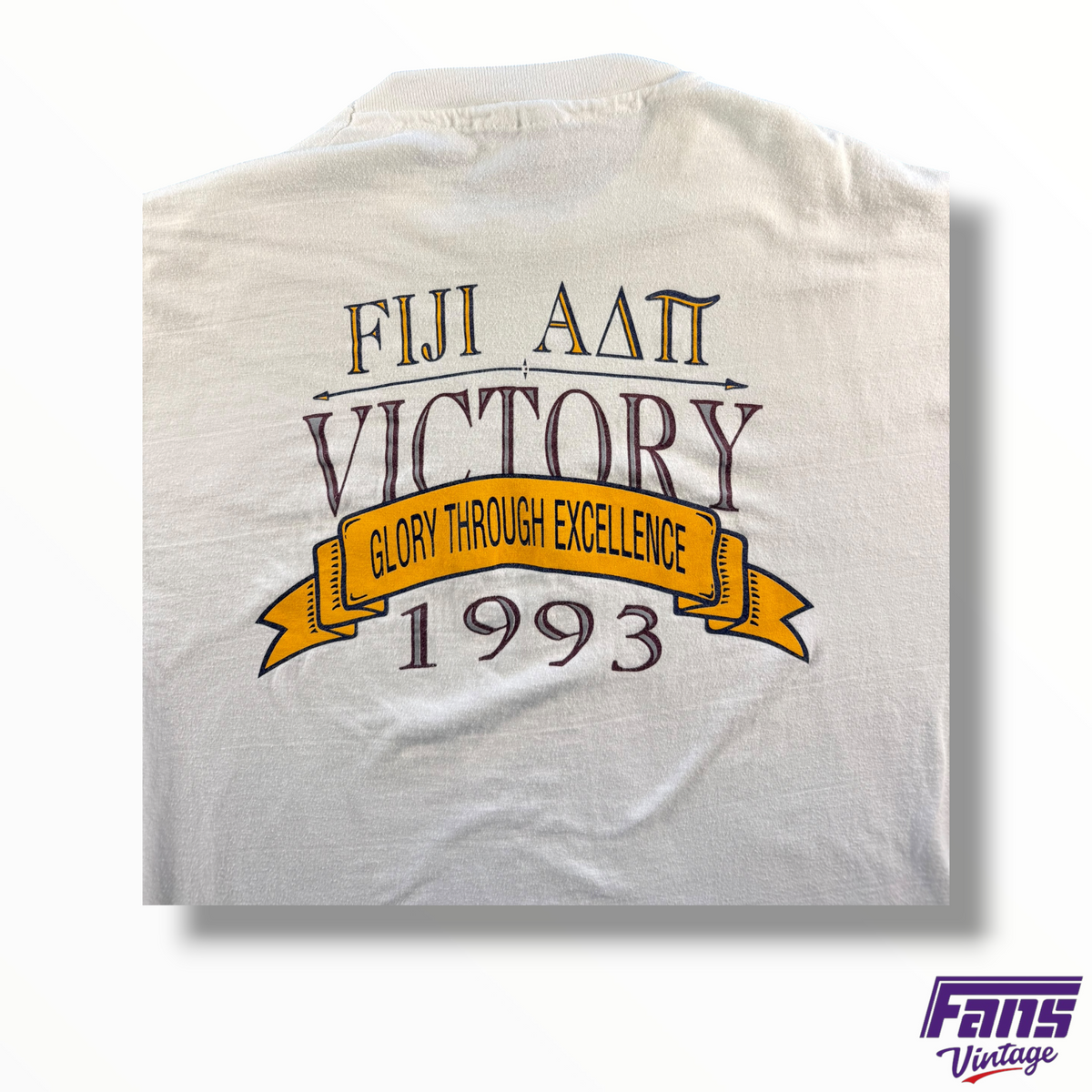 Vintage 1993 TCU FIJI x ADPI Victory Fraternity Shirt