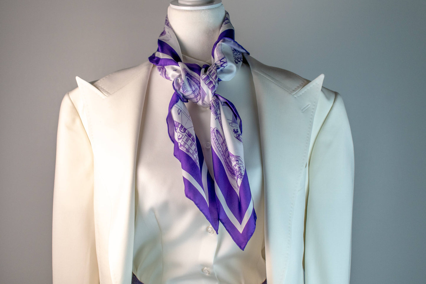 William & Lauren TCU Toile Scarf