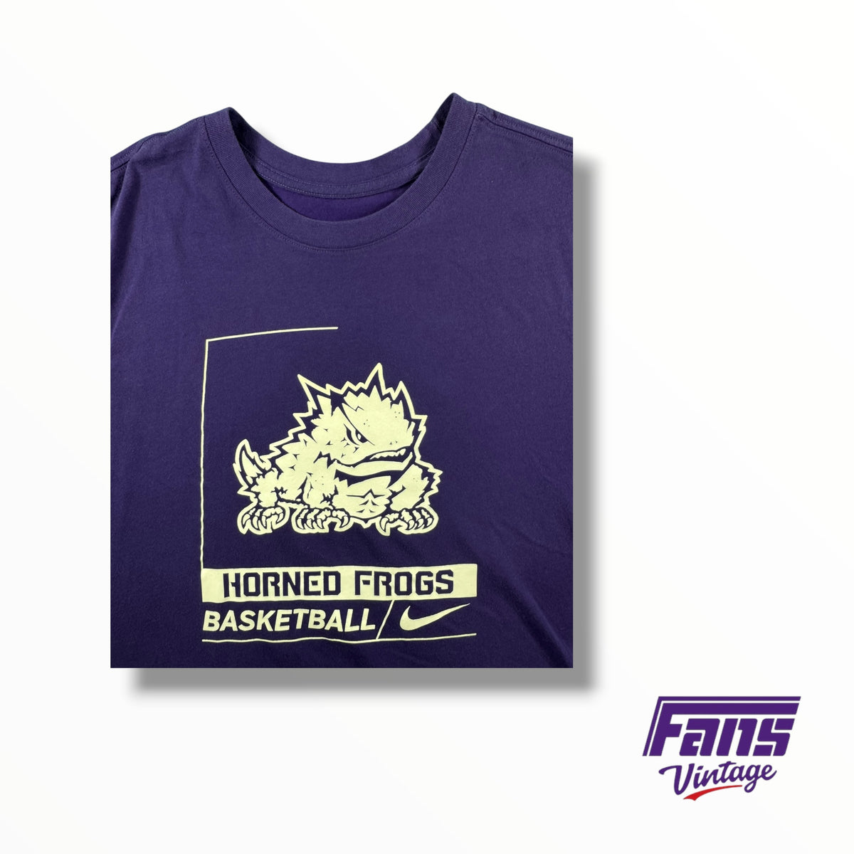 TCU Team Issued Horned Frogs Basketball Nike DriFit Tee