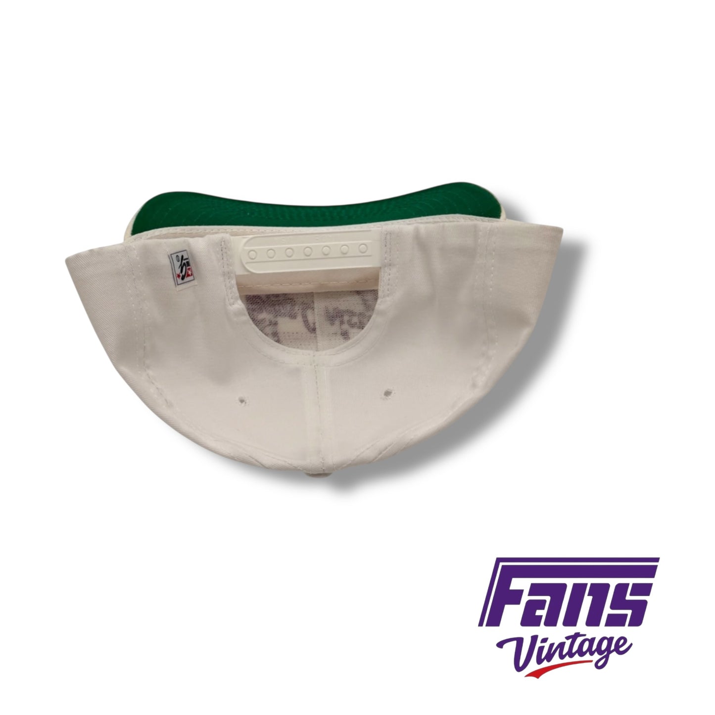 RARE! Vintage 90’s TCU The Game Circle Logo Whiteout SnapBack hat