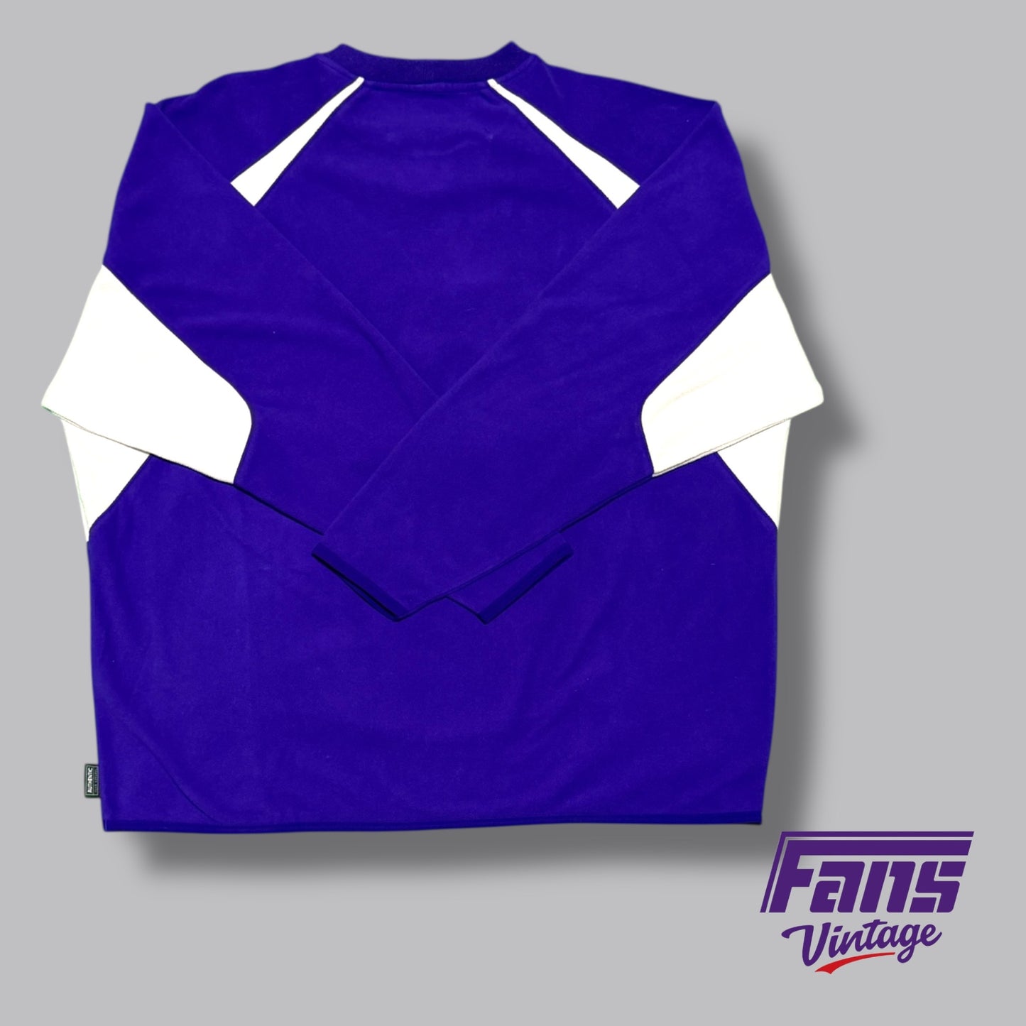 Vintage Y2K Era Crewneck - Team Issued Nike Center Swoosh Fleece Thermafit Sweater (No TCU Logo added)