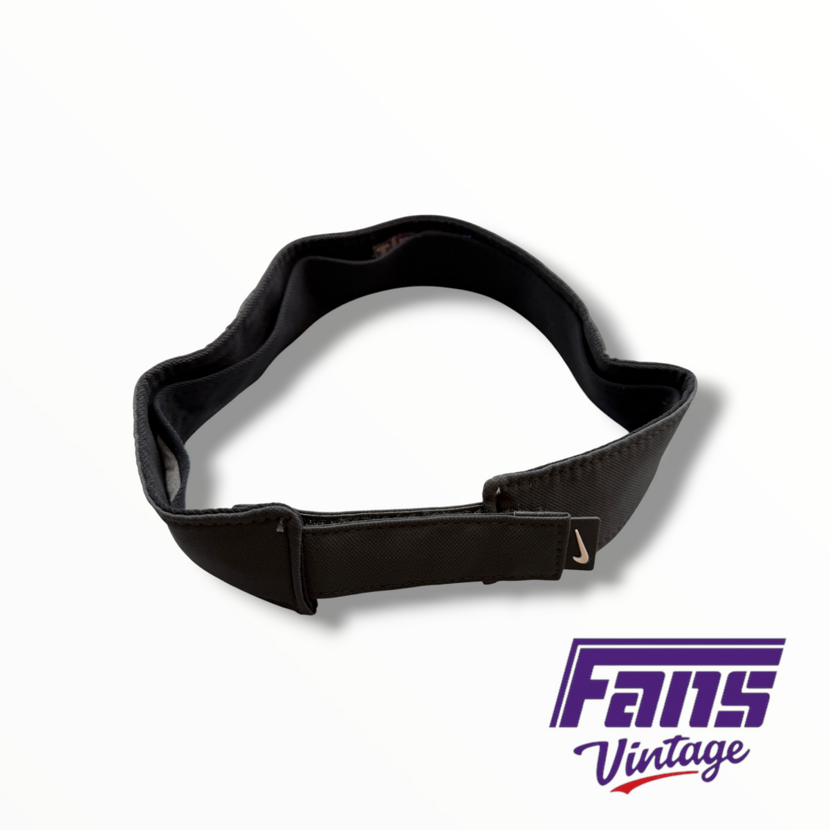 TCU Team Issue Anthracite Gray Sideline Visor