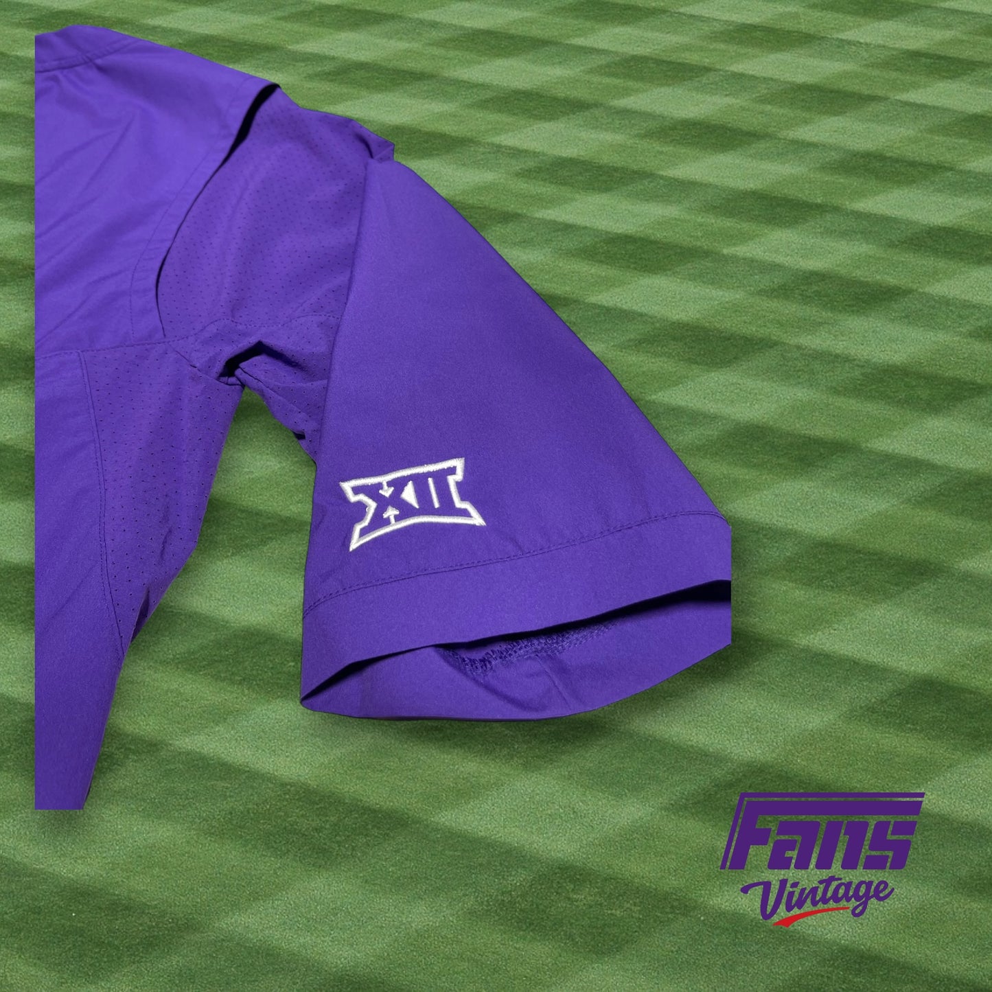 TCU Baseball Player Issue Dugout Pullover
