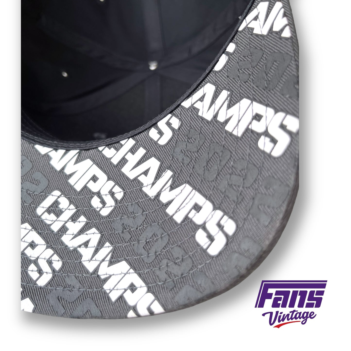 TCU Football Fiesta Bowl Win AUTHENTIC PLAYER ISSUE Nike Post-Game “CHAMPS” Hat