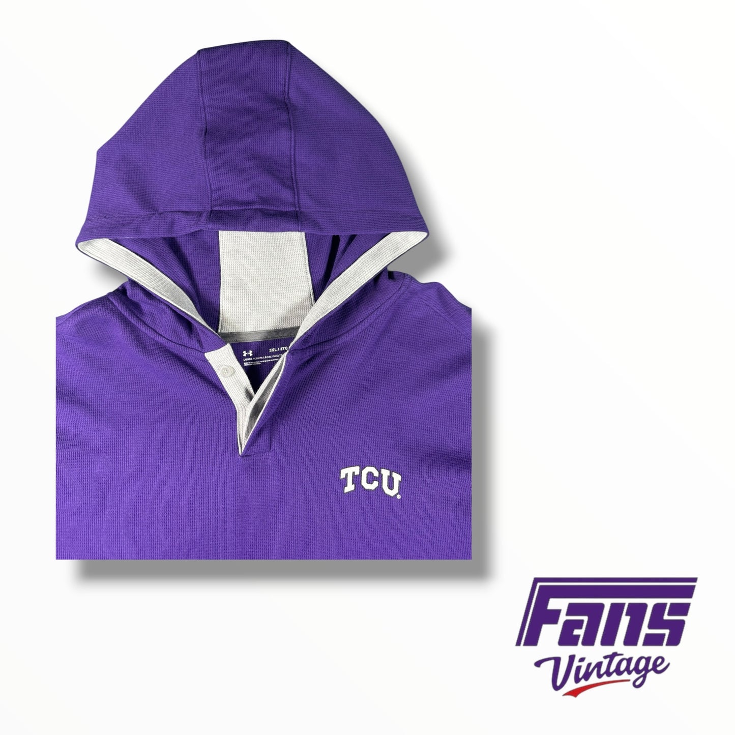 TCU Under Armour Hooded Long Sleeve Shirt
