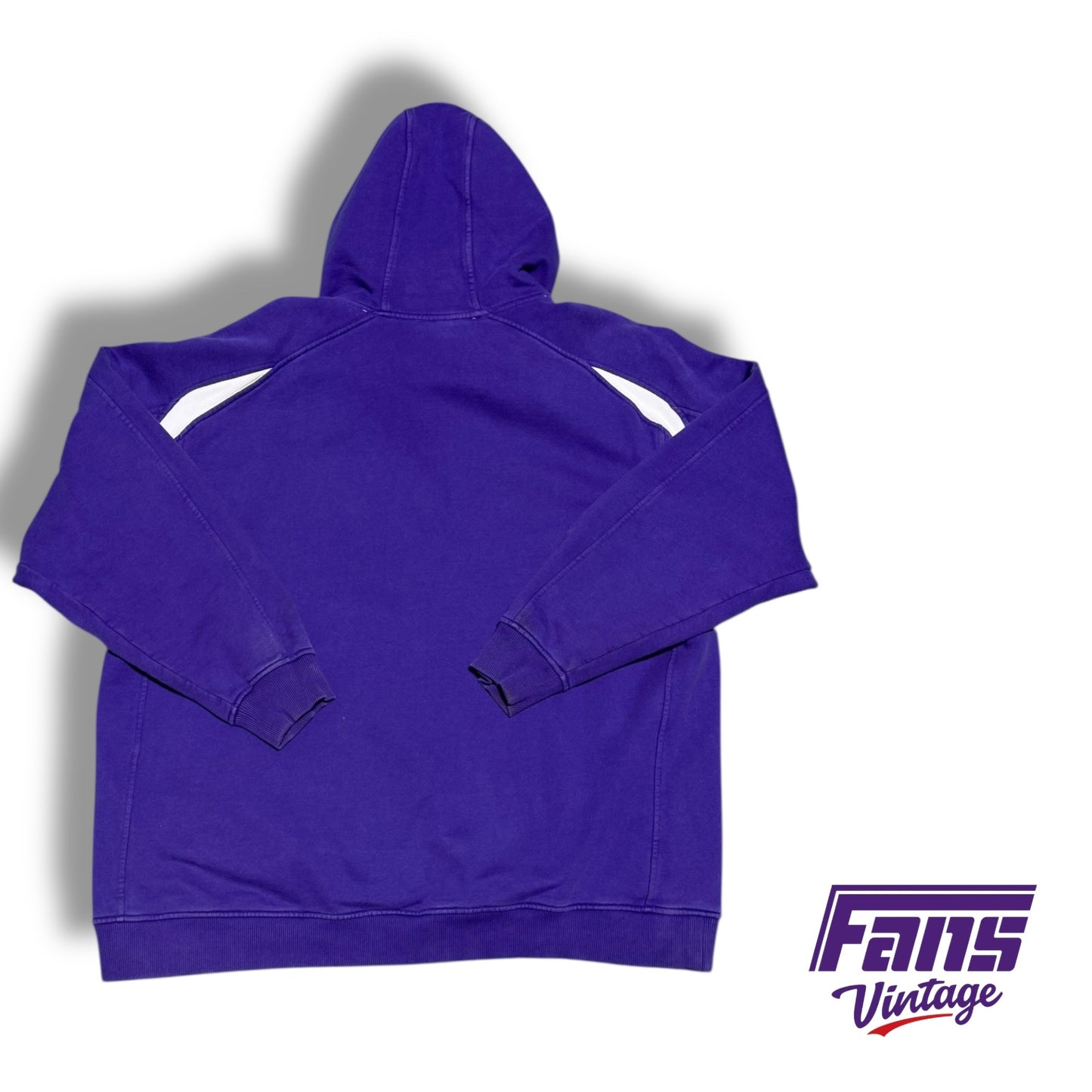 Unique TCU Basketball Team / Player Issued Y2K Era Vintage Nike Center Swoosh Hoodie