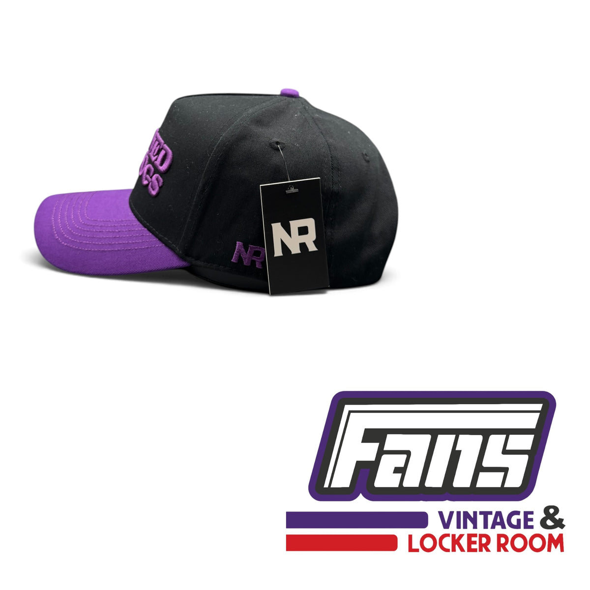 TCU Baseball Horned Frogs No Rivals Team Custom Hat with Unique Frogskin Under Brim Details