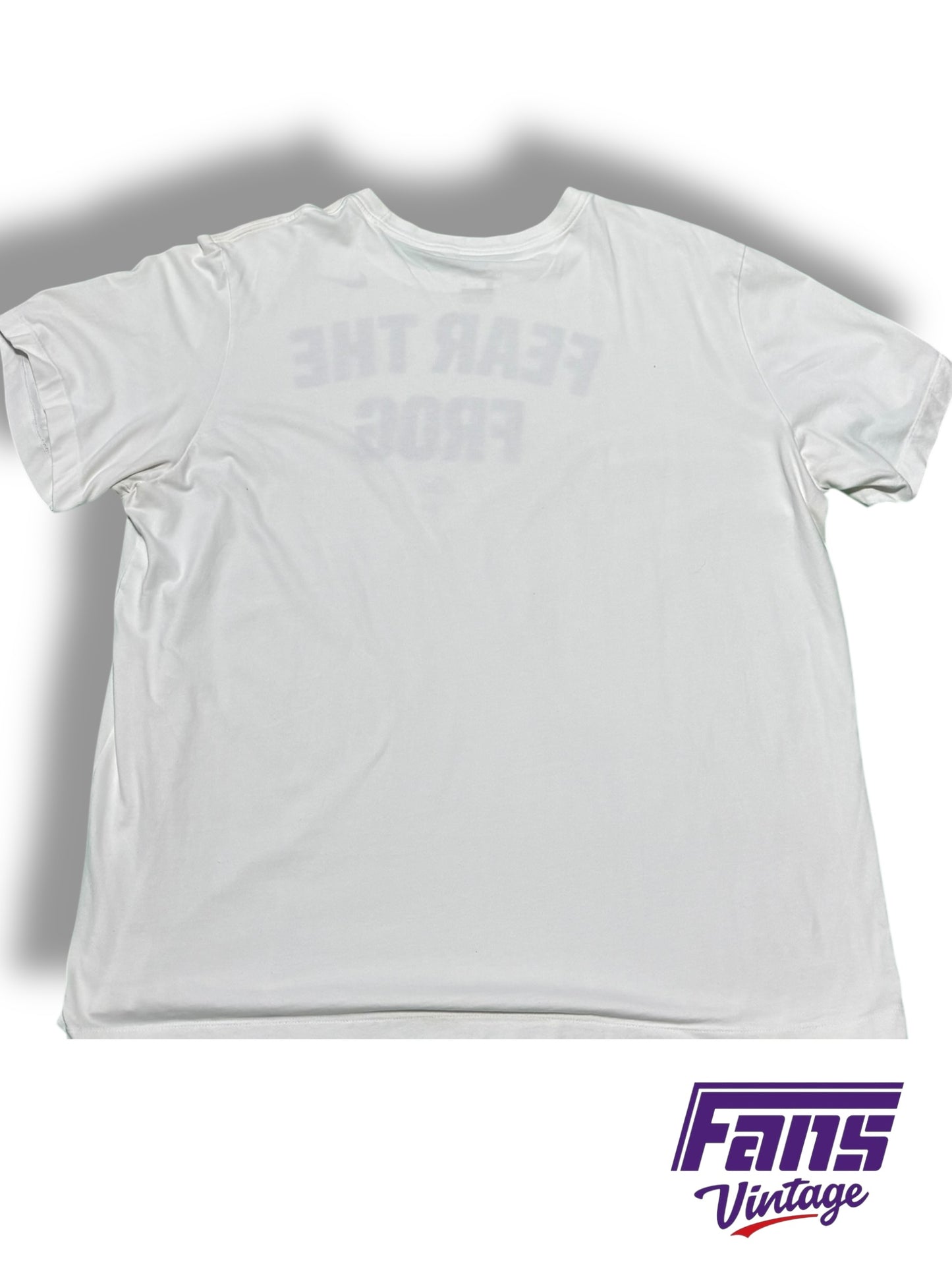 TCU Nike team issued “Fear the Frog” whiteout Drifit tee