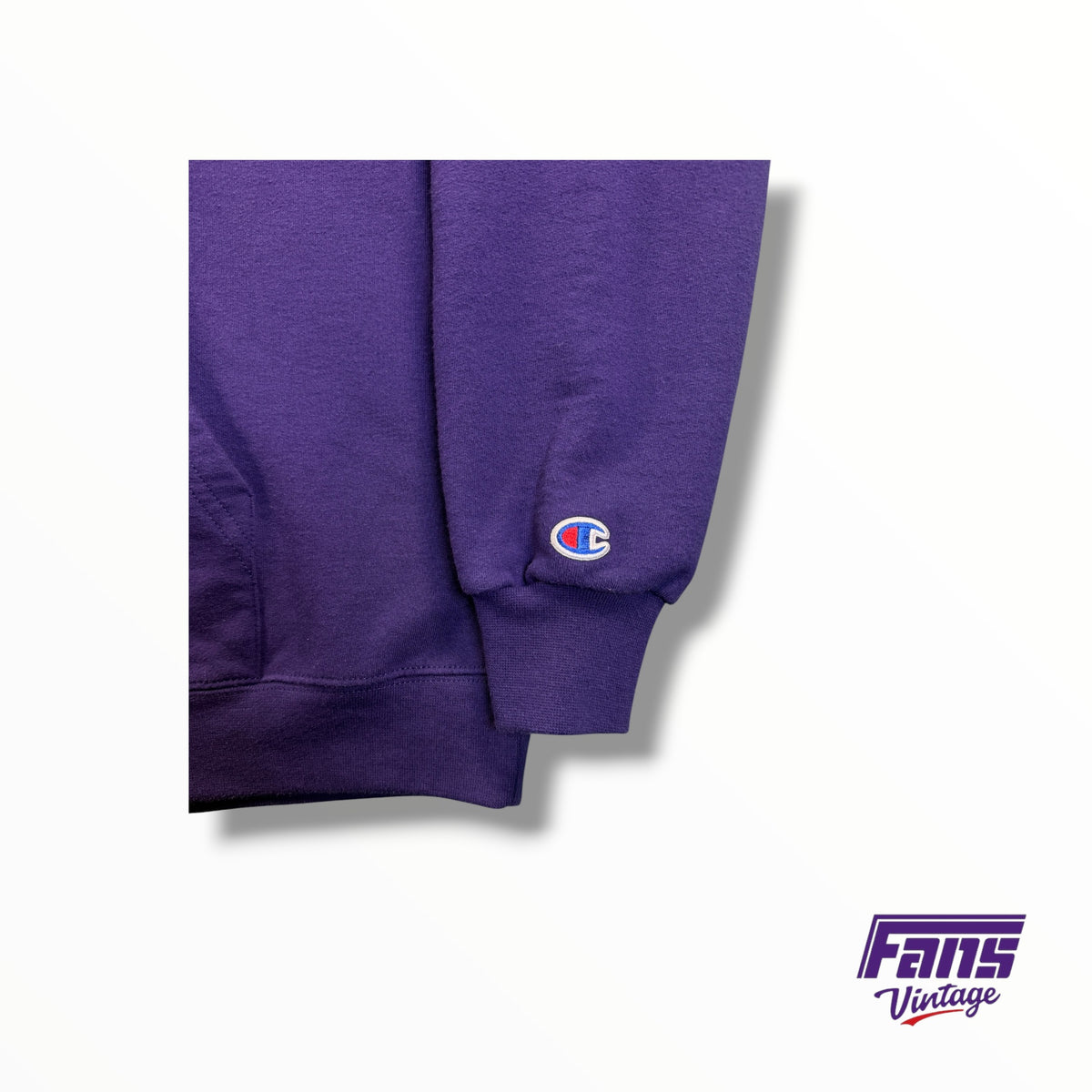 Retro TCU Champion Drawstring Hoodie