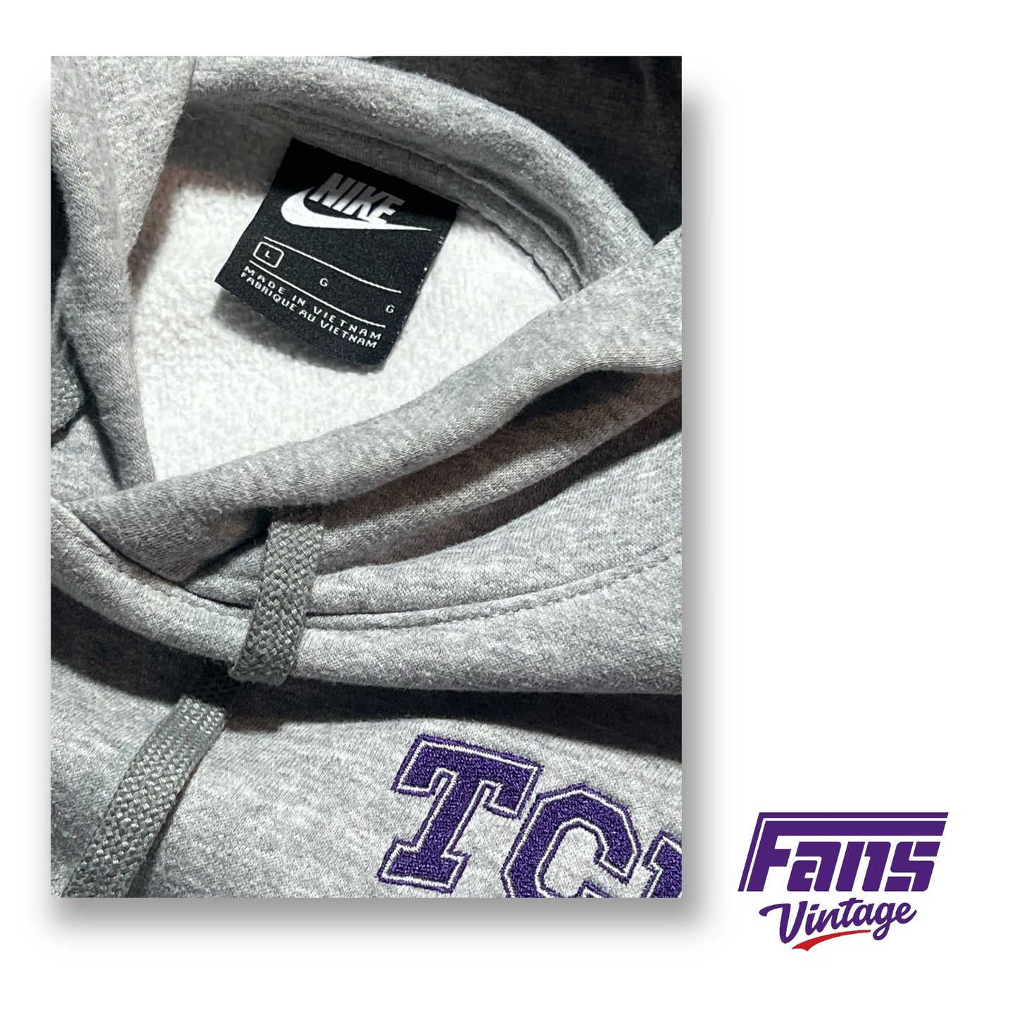 RARE - 2023 TCU Football Team Exclusive Locker Room Issue Thick and Cozy Nike Hoodie