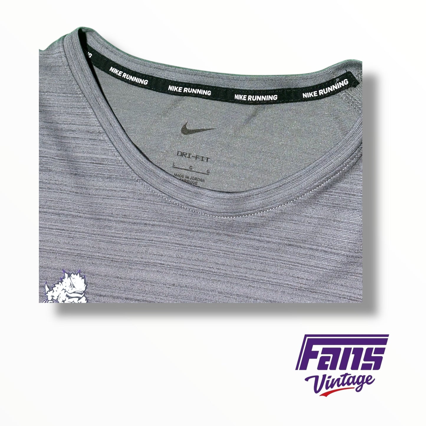 TCU Nike Team Issued Lulu Style Running T-shirt
