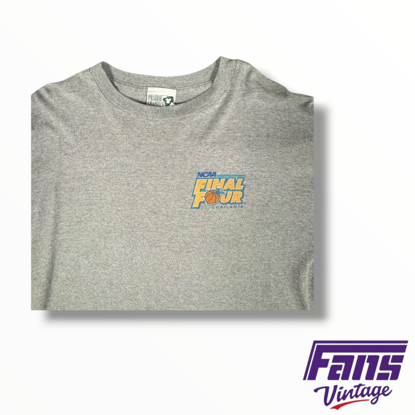 Vintage 2002 NCAA March Madness Final Four Gray Long Sleeve Shirt