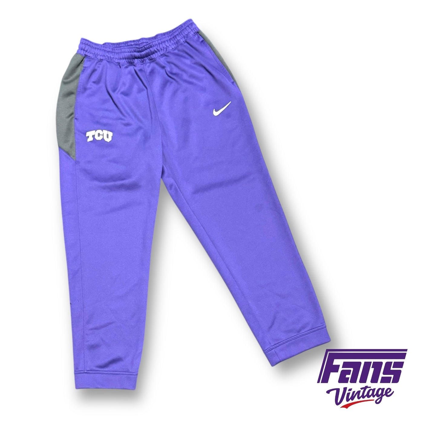 TCU Nike Team Issued Basketball Unique Custom Nike “Showtime” Travel Set – Hoodie and Pants
