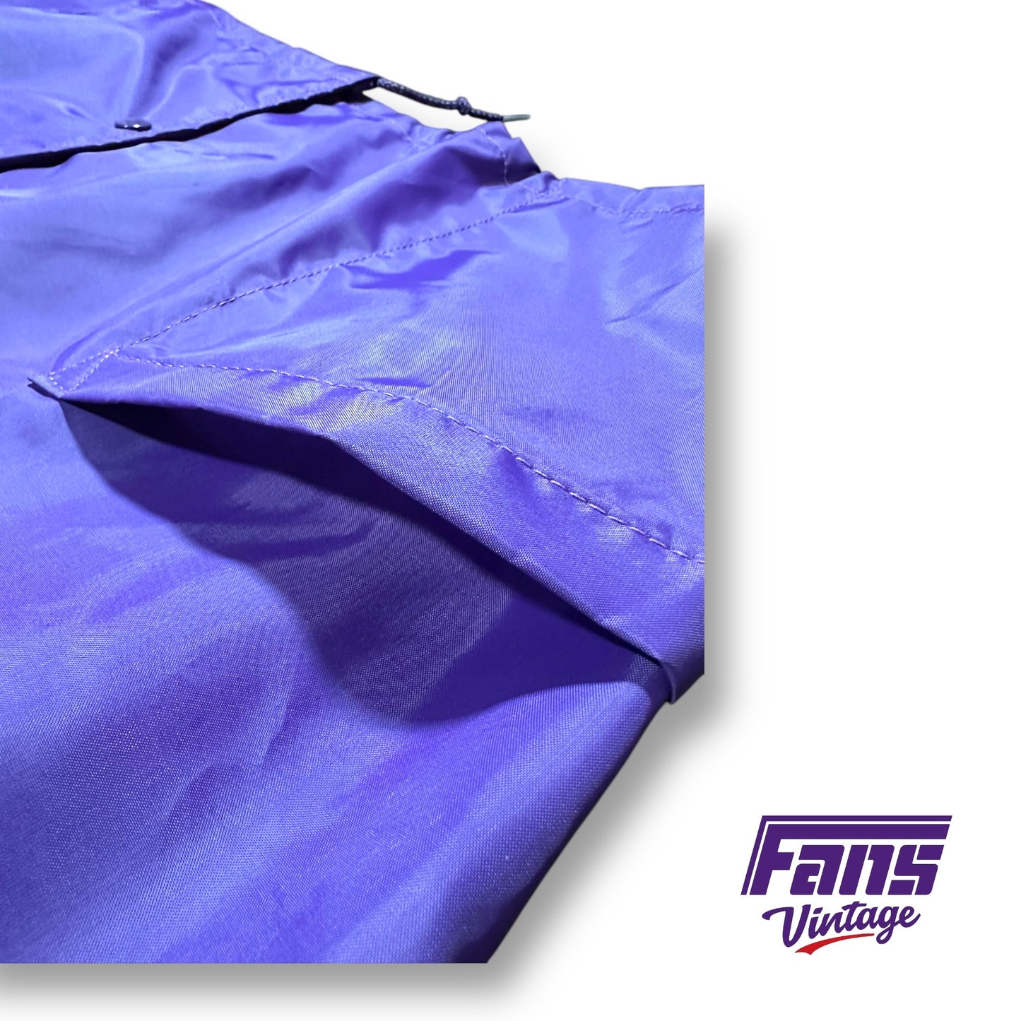 80's Vintage Football Coach Sideline Windbreaker Jacket