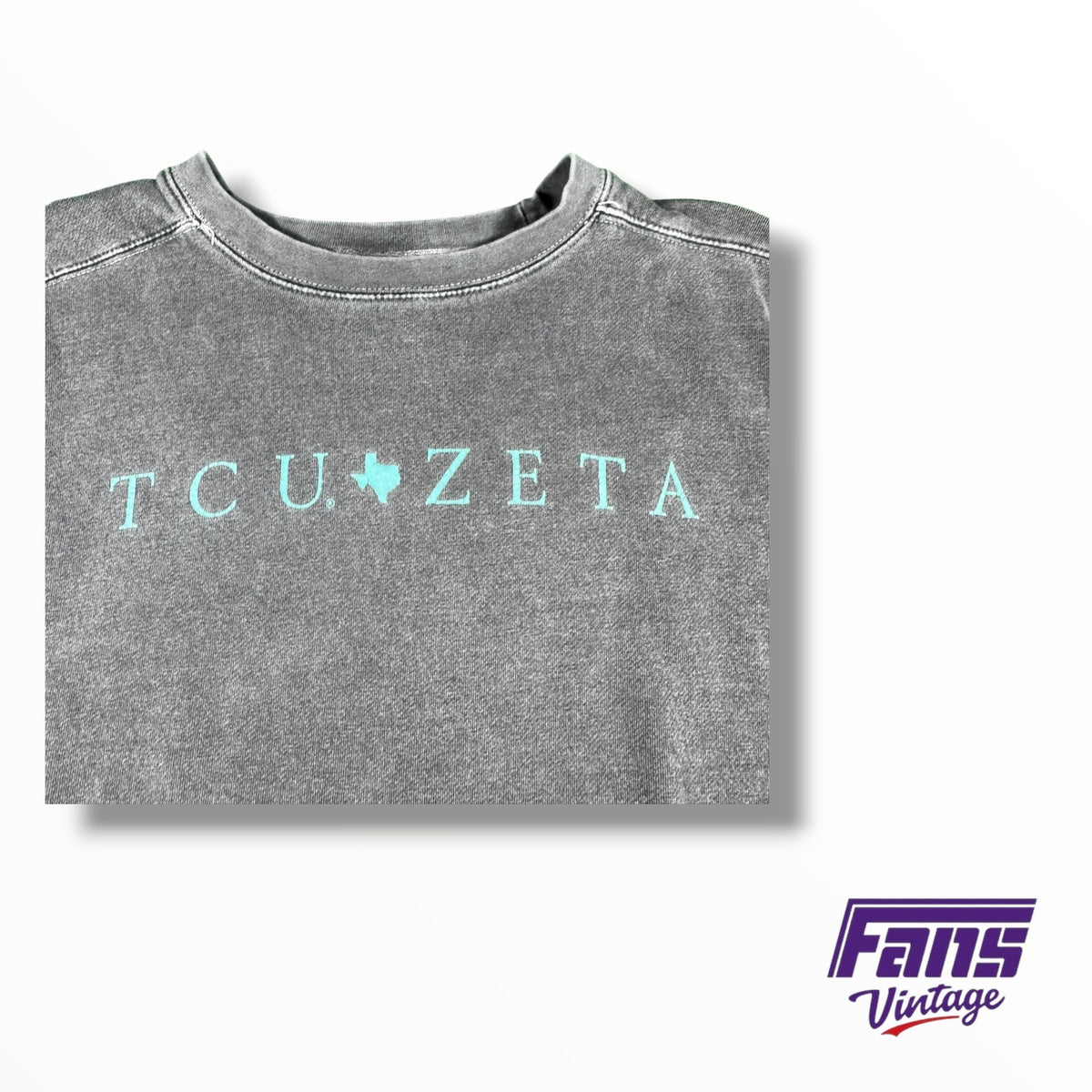 Vintage TCU Sorority Zeta Crewneck Sweater