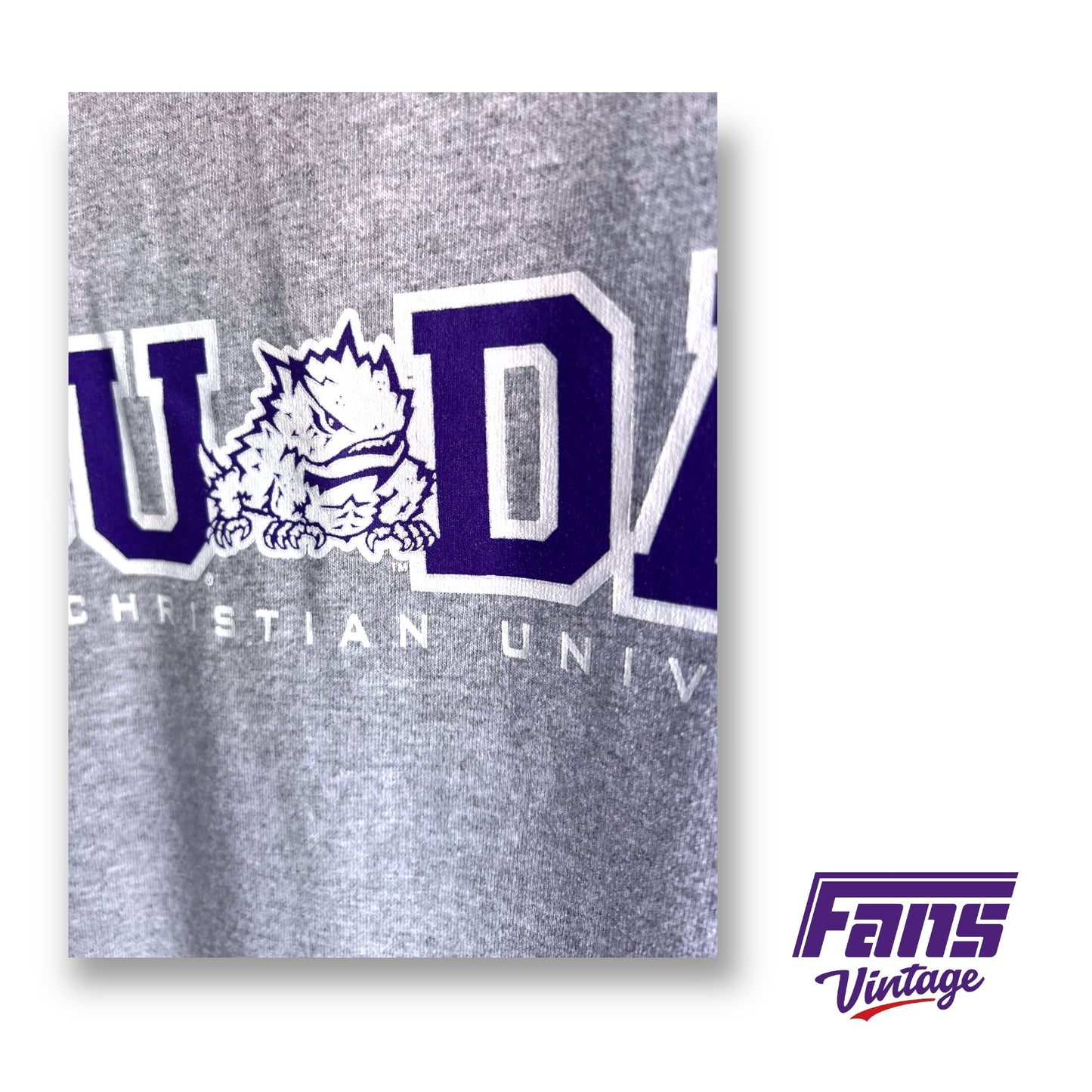 TCU Dad Champion Brand Tee