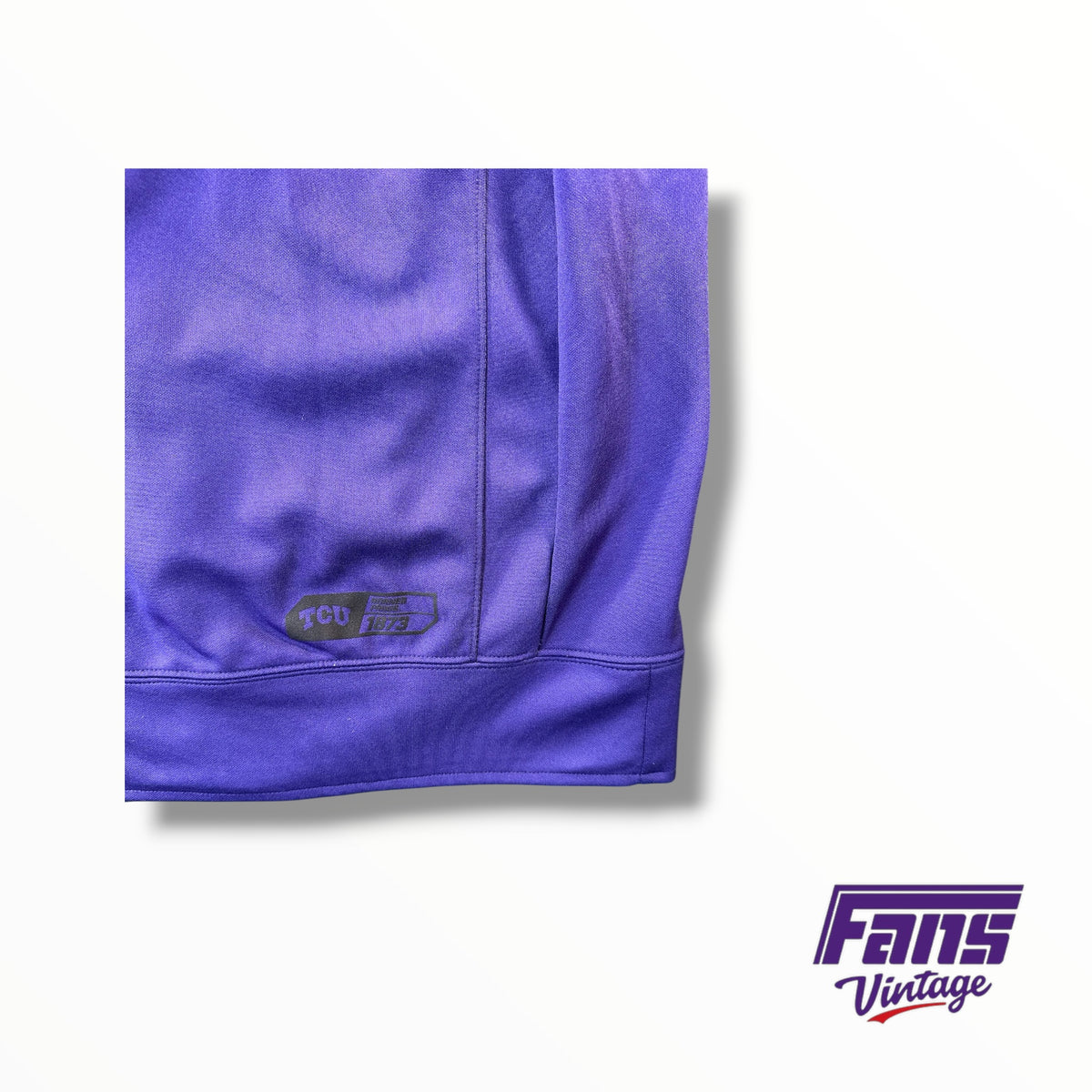 TCU Team Issued Nike Premium Frog Skin Full Zip Dri-Fit Jacket