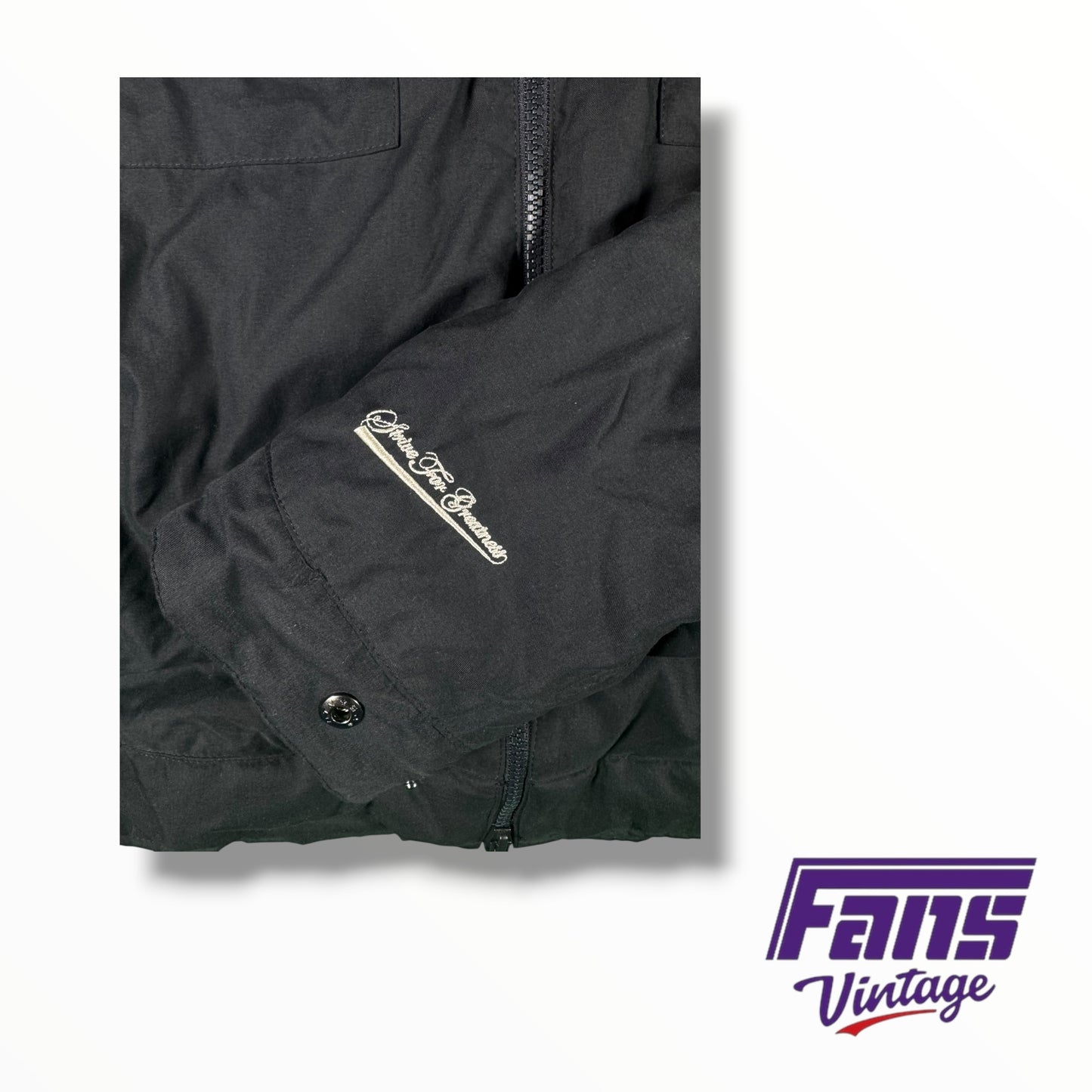 TCU basketball Team Issued Custom Sherpa Collar LeBron James Bomber Jacket