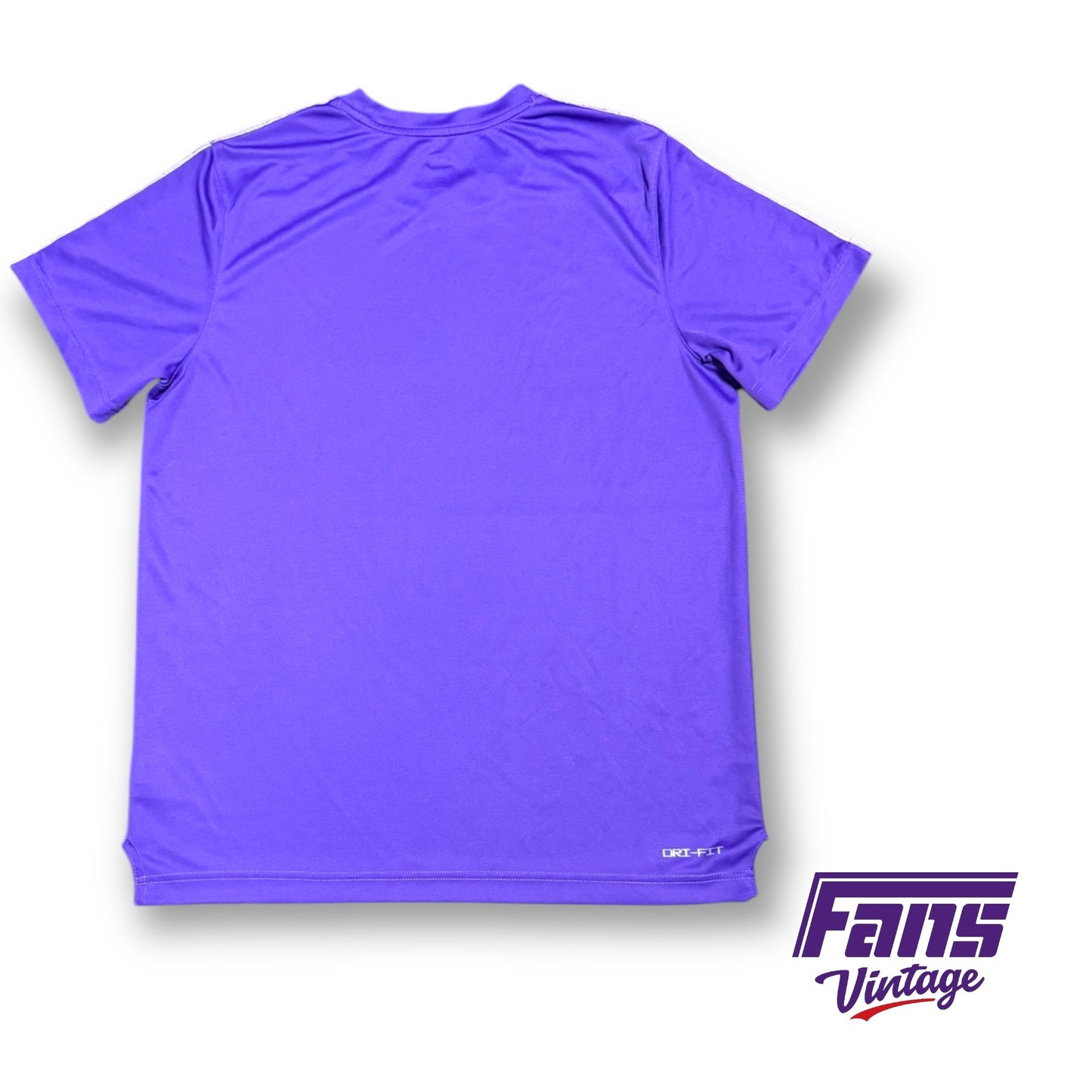 TCU Football Player Exclusive Custom Nike Dri-Fit Training Shirt with “COMPETE” Slogan - Team Issued