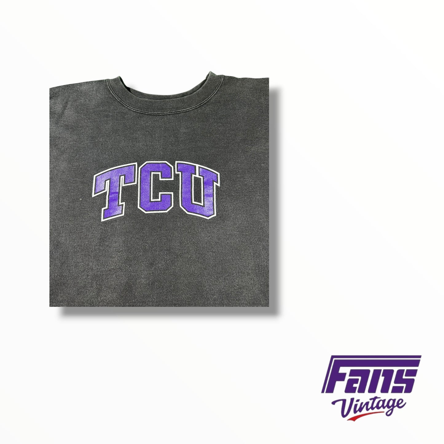 Vintage TCU Women’s Basketball Heavyweight Style Crewneck - Rare!