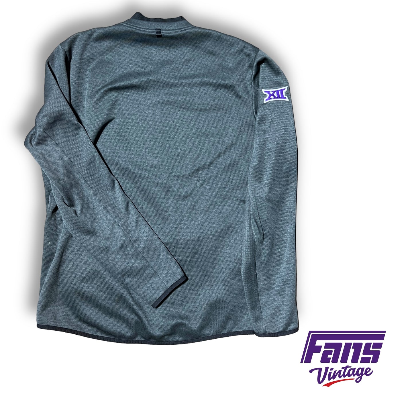 TCU Basketball Coach Exclusive Premium Nike Quarter Zip Pullover - Awesome Details!