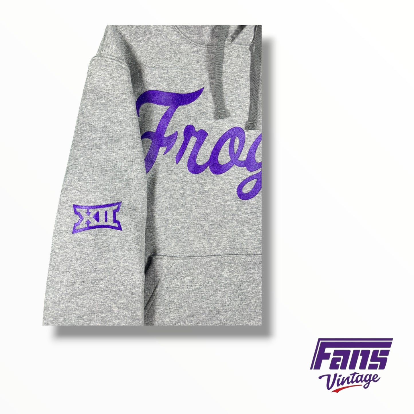 TCU Team Issue Nike Frogs Script Throwback Logo Women’s Sports Player Exclusive Hoodie