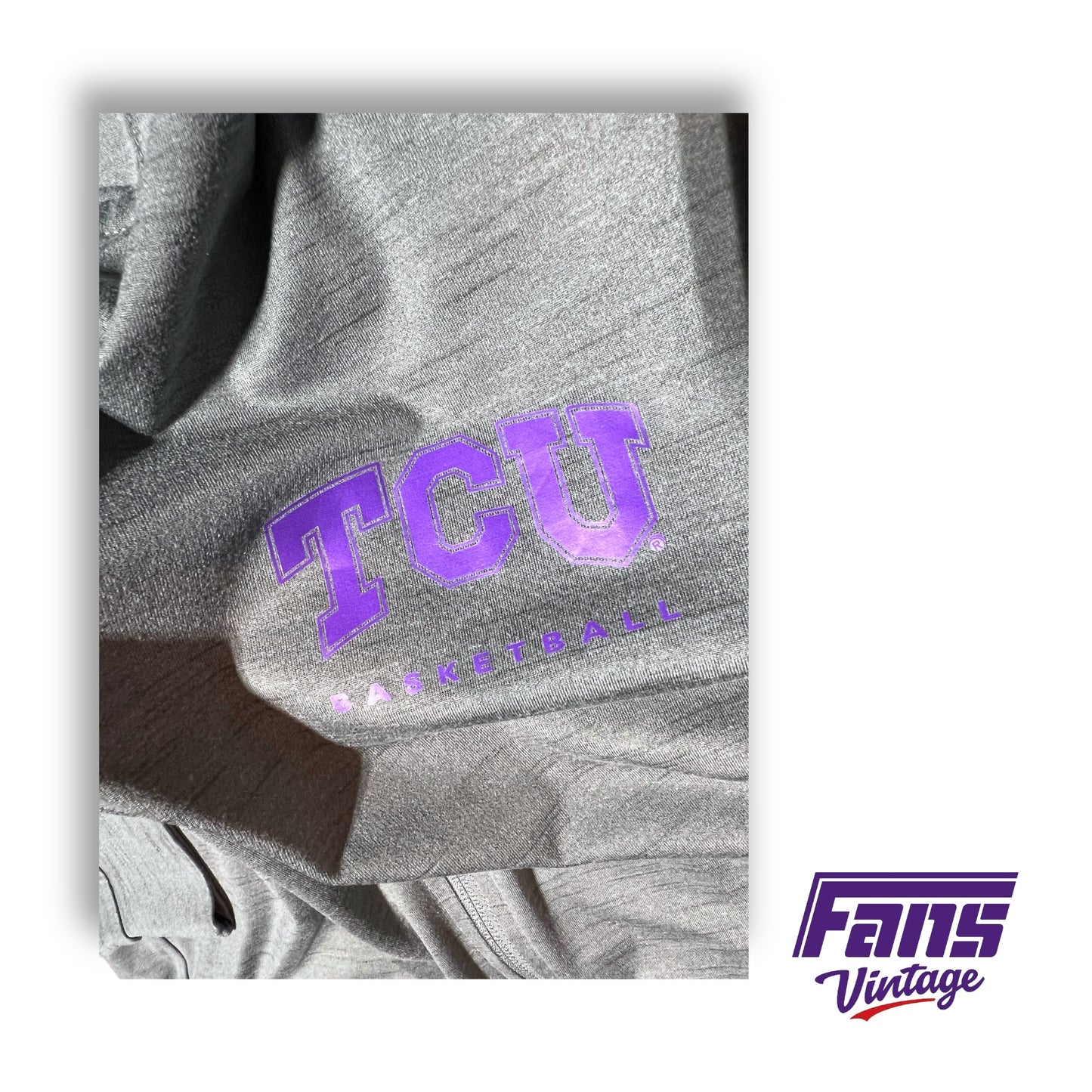 Team Issued TCU Basketball Nike Yoga-Style Hoodie