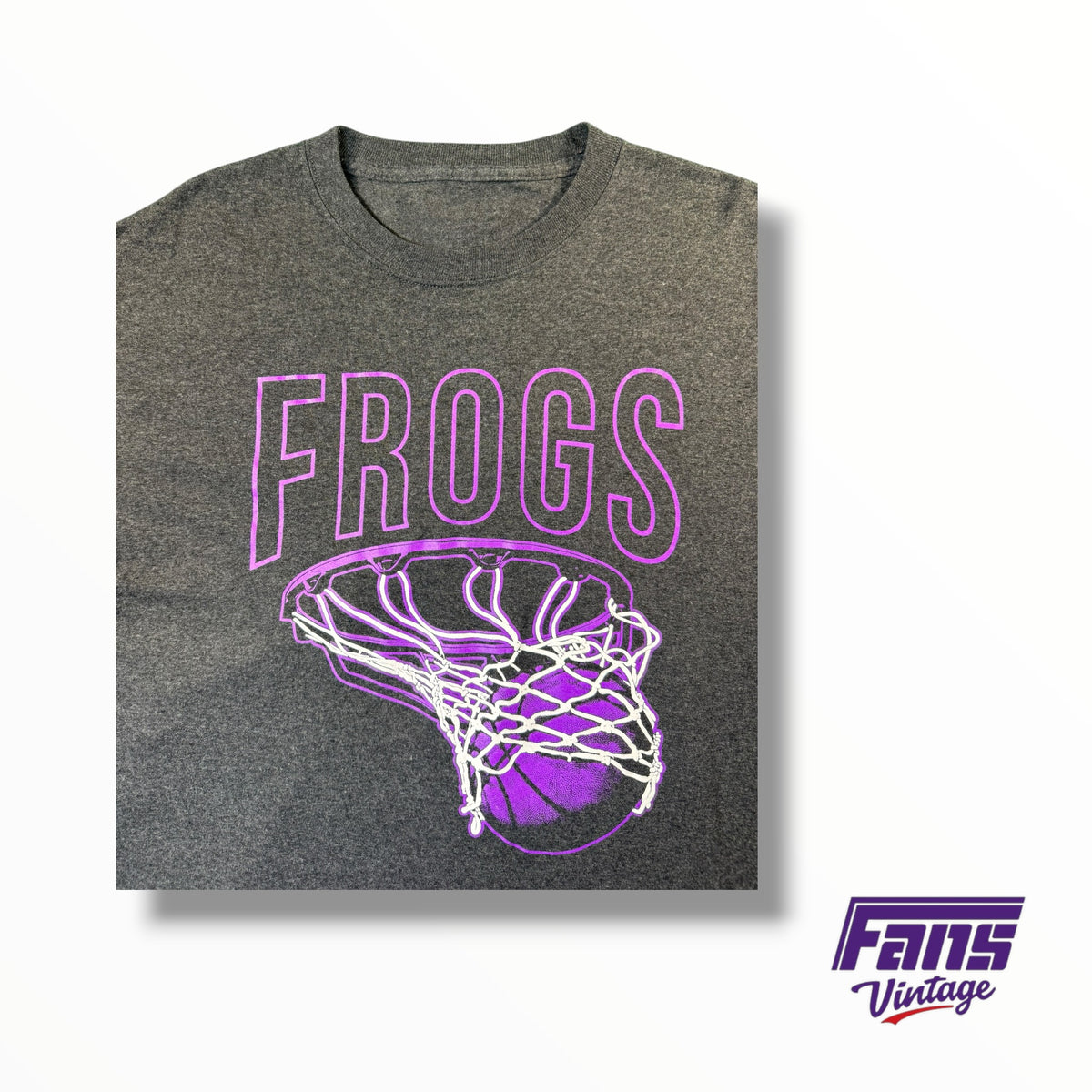 TCU Frogs Basketball Graphic Cotton Tee