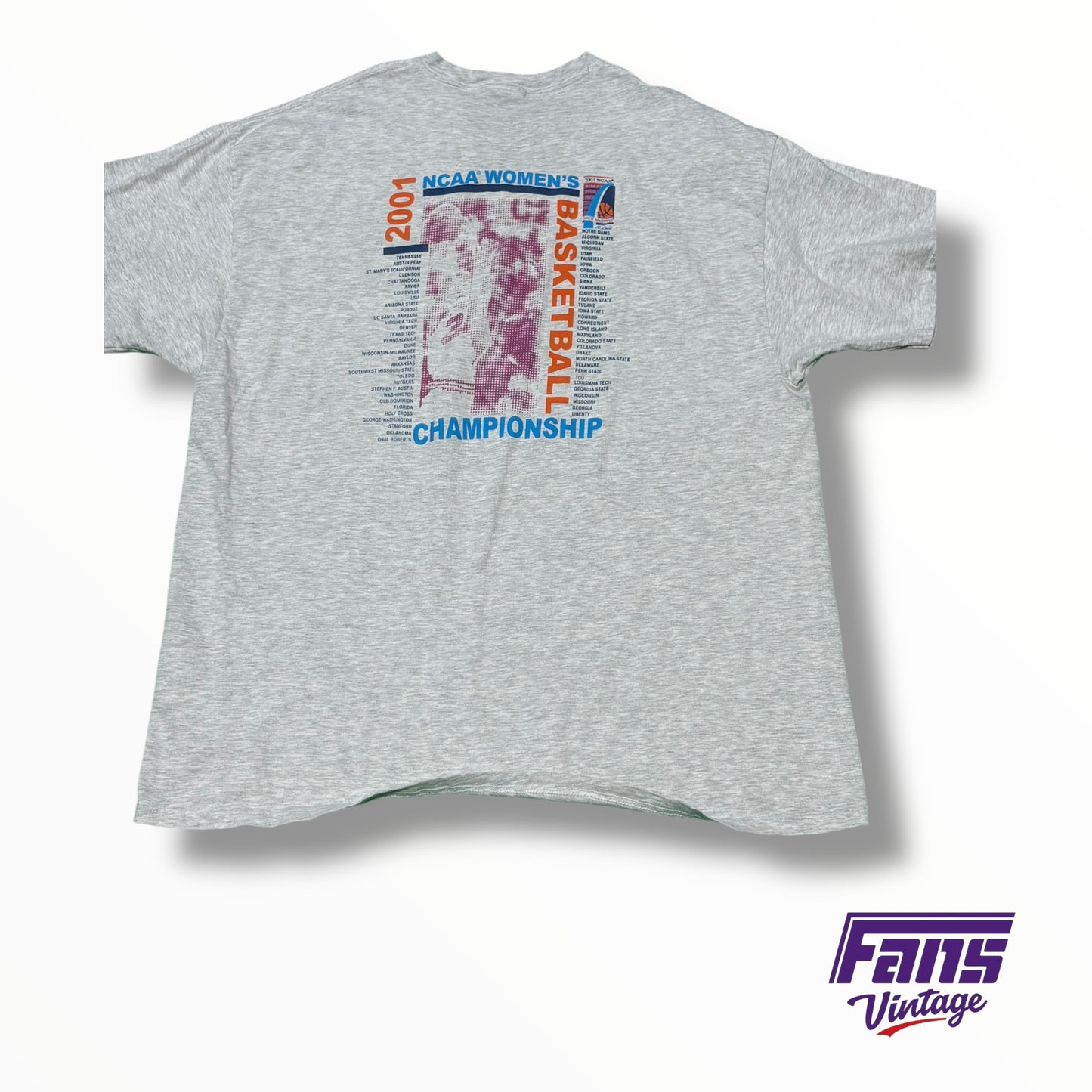 Vintage 2001 NCAA Women’s Basketball Championship March Madness T-Shirt 