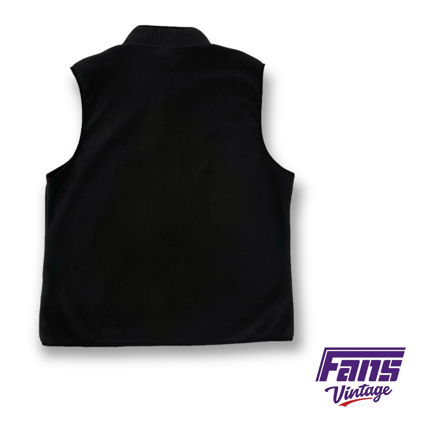 TCU Team Issue Nike Golf Pullover Quarter Zip Fleece Vest