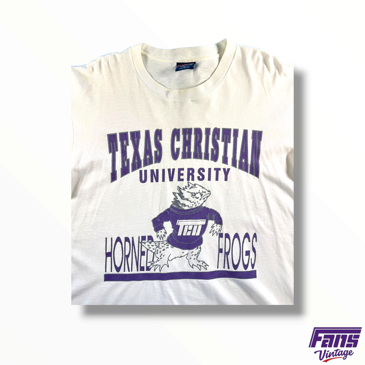 Rare Vintage TCU Flying T Sweater Frog Graphic Shirt