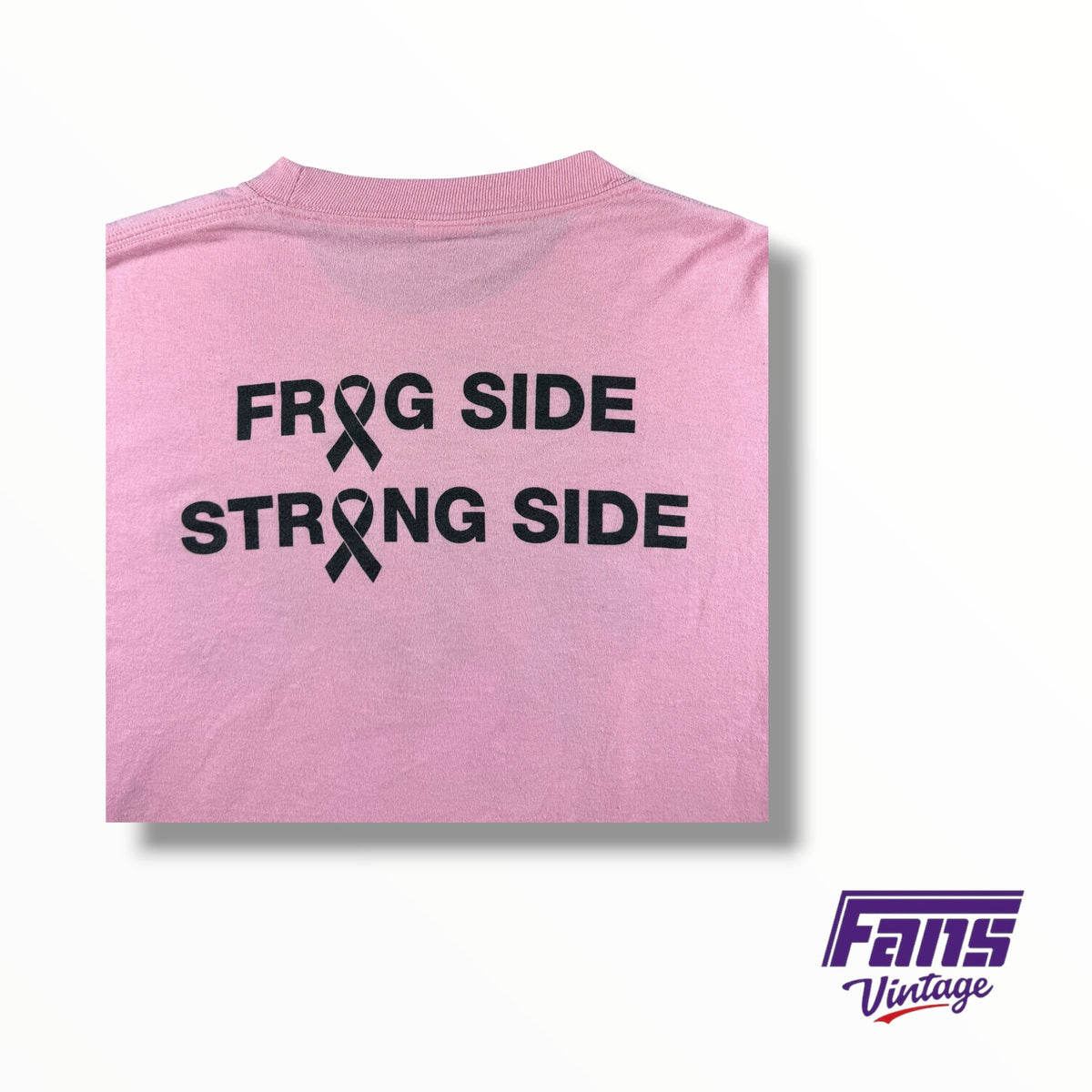 TCU Soccer Team Issued Pink Breast Cancer Awareness Tee