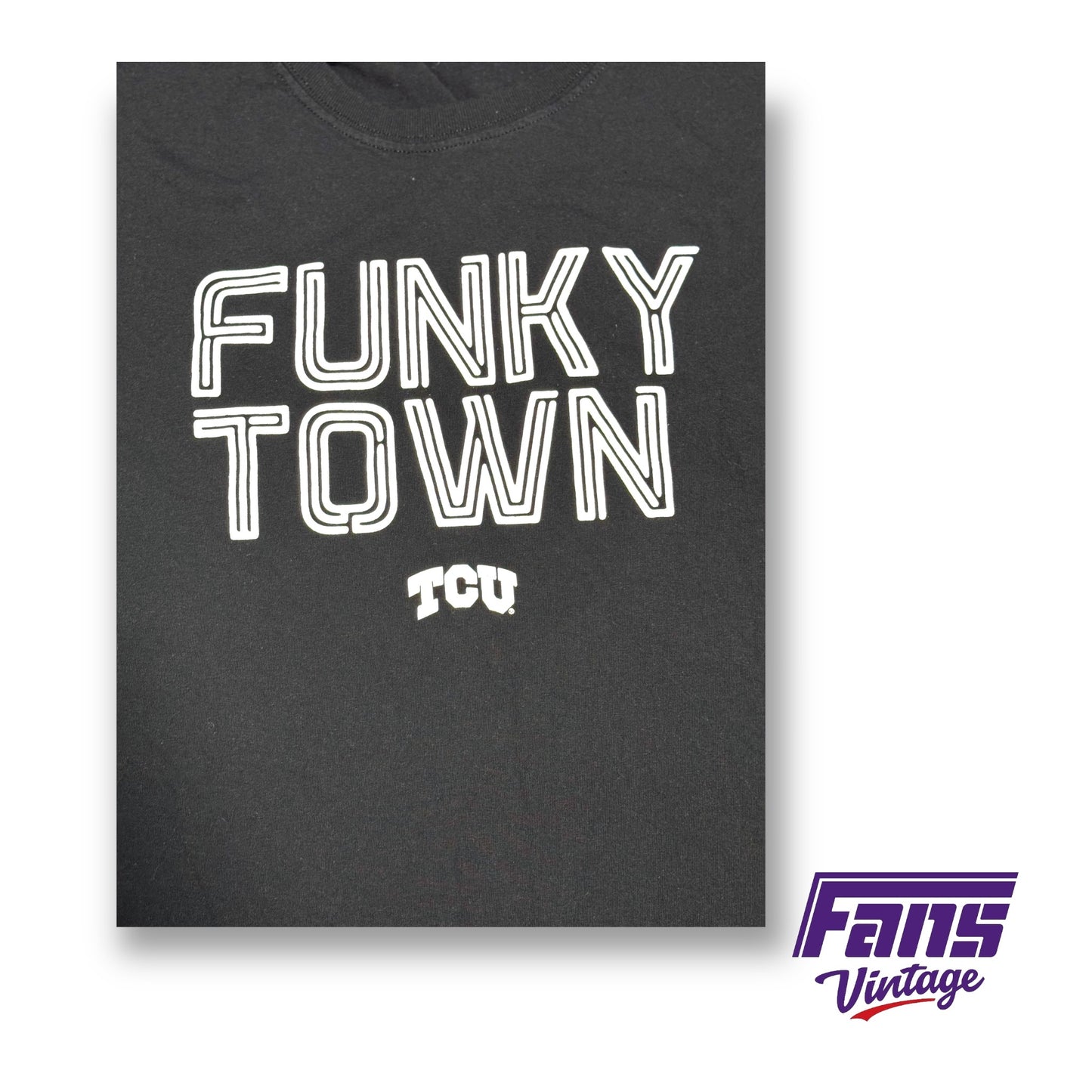 TCU Football Blackout Game “Funky Town” Tee - Player Issued