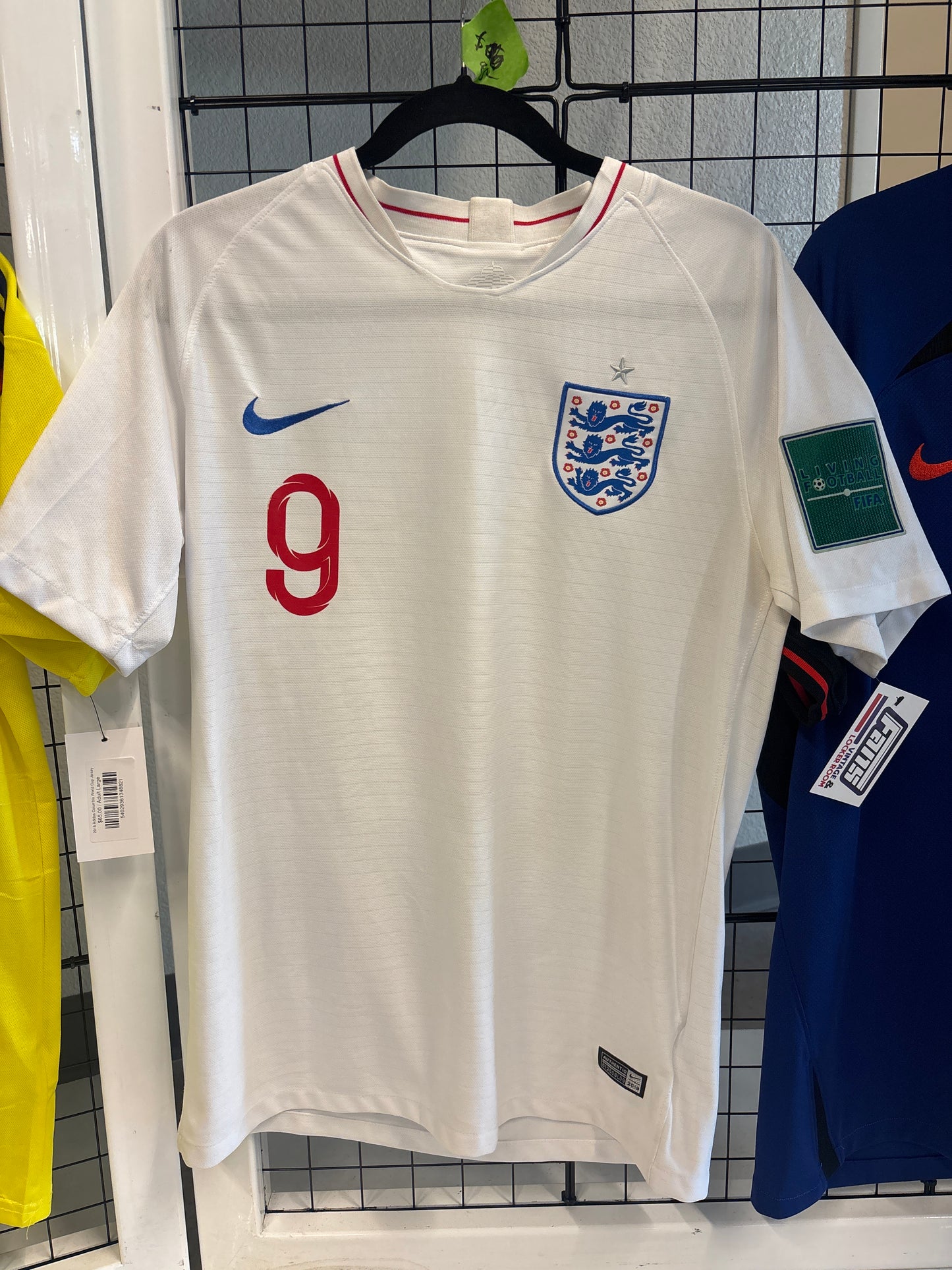 2018 Nike England Harry Kane World Cup Jersey with sleeve patches