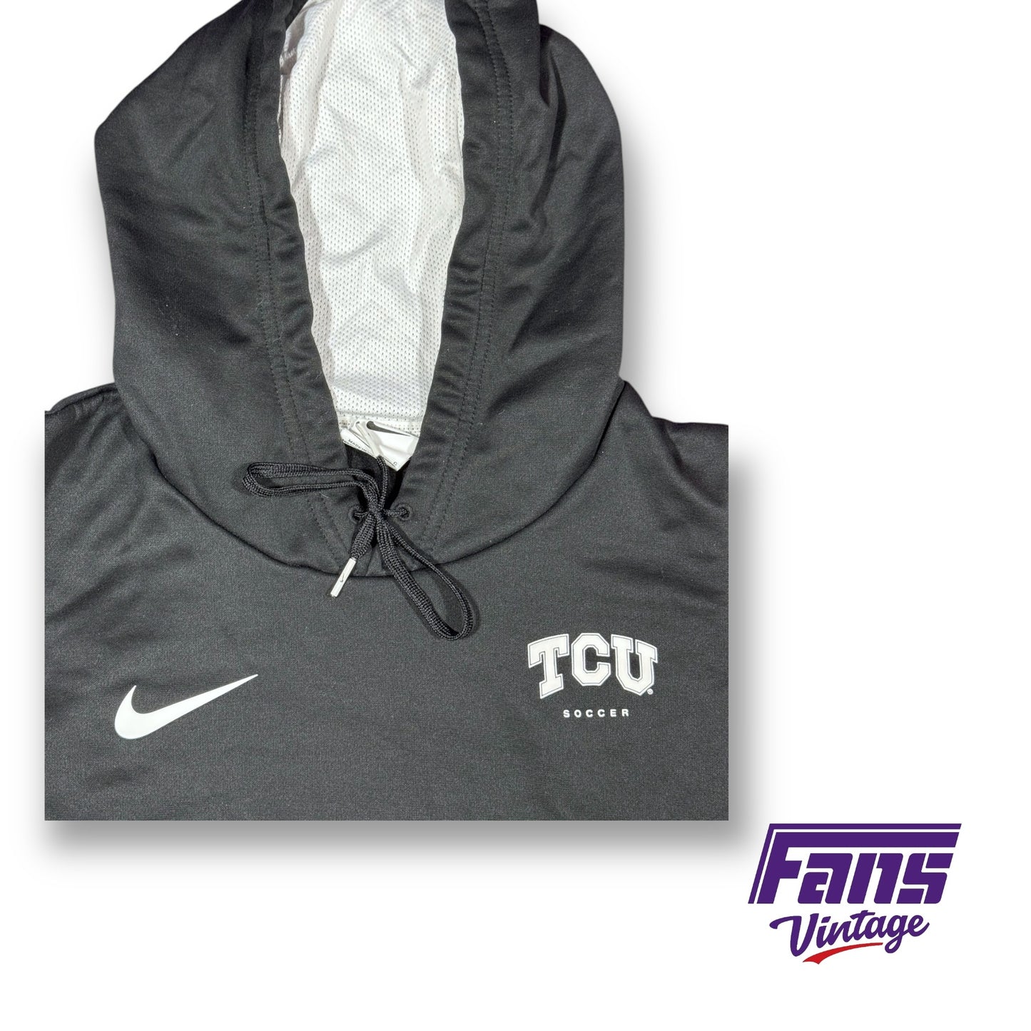 TCU Soccer Team Issue Blackout Nike Hoodie