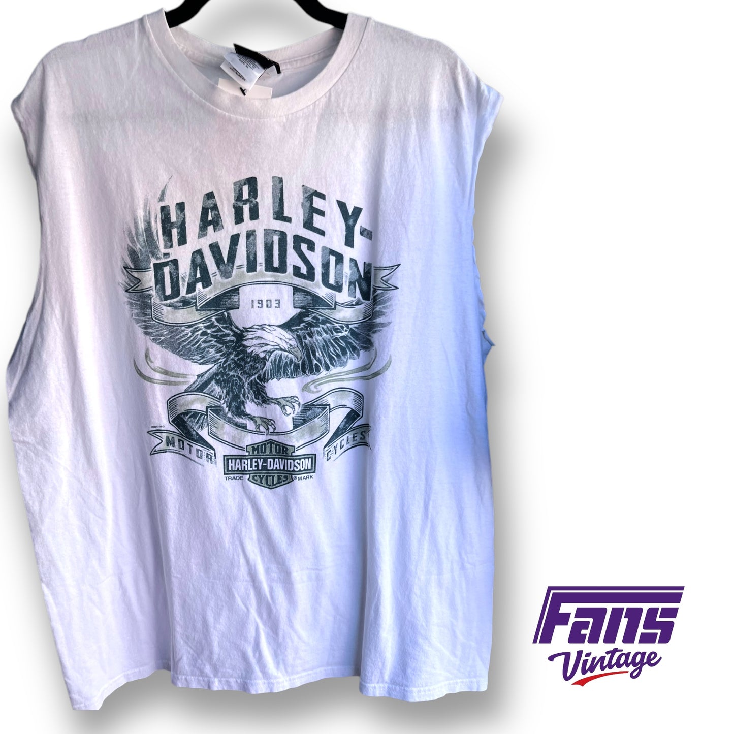 Insane! Vintage Horny Toad Harley “Willie Nelson” Sick Cutoff Tee
